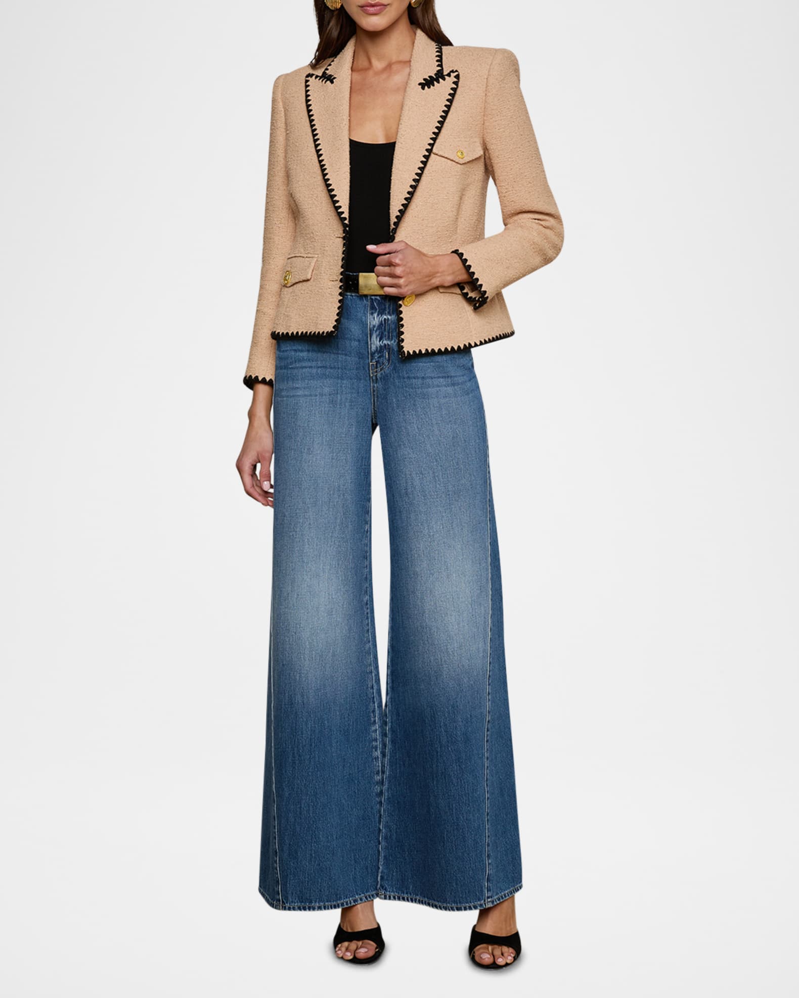 Wylla Structured Single-Breasted Blazer 1
