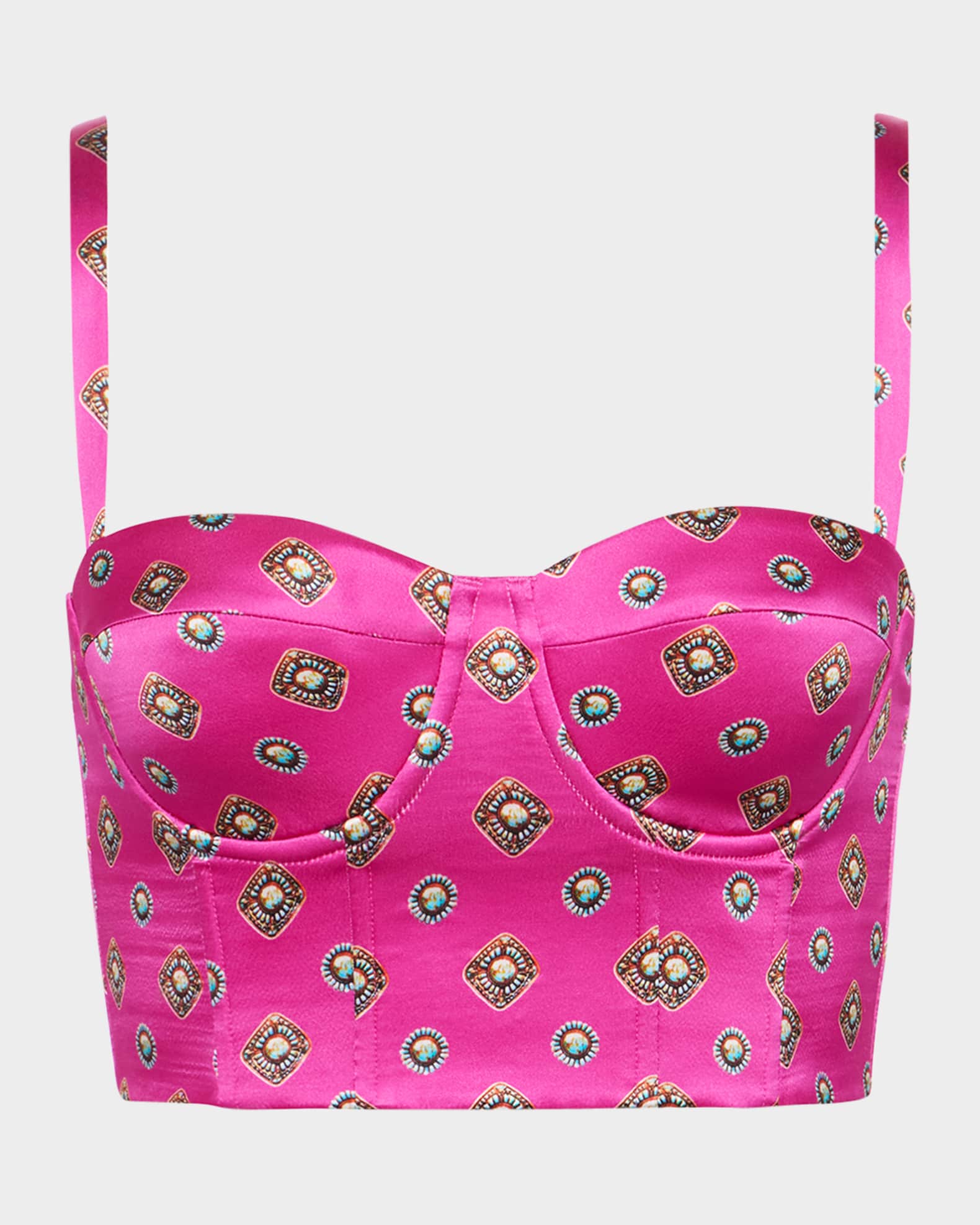 Southwestern Geometric Sonya Bralette  0