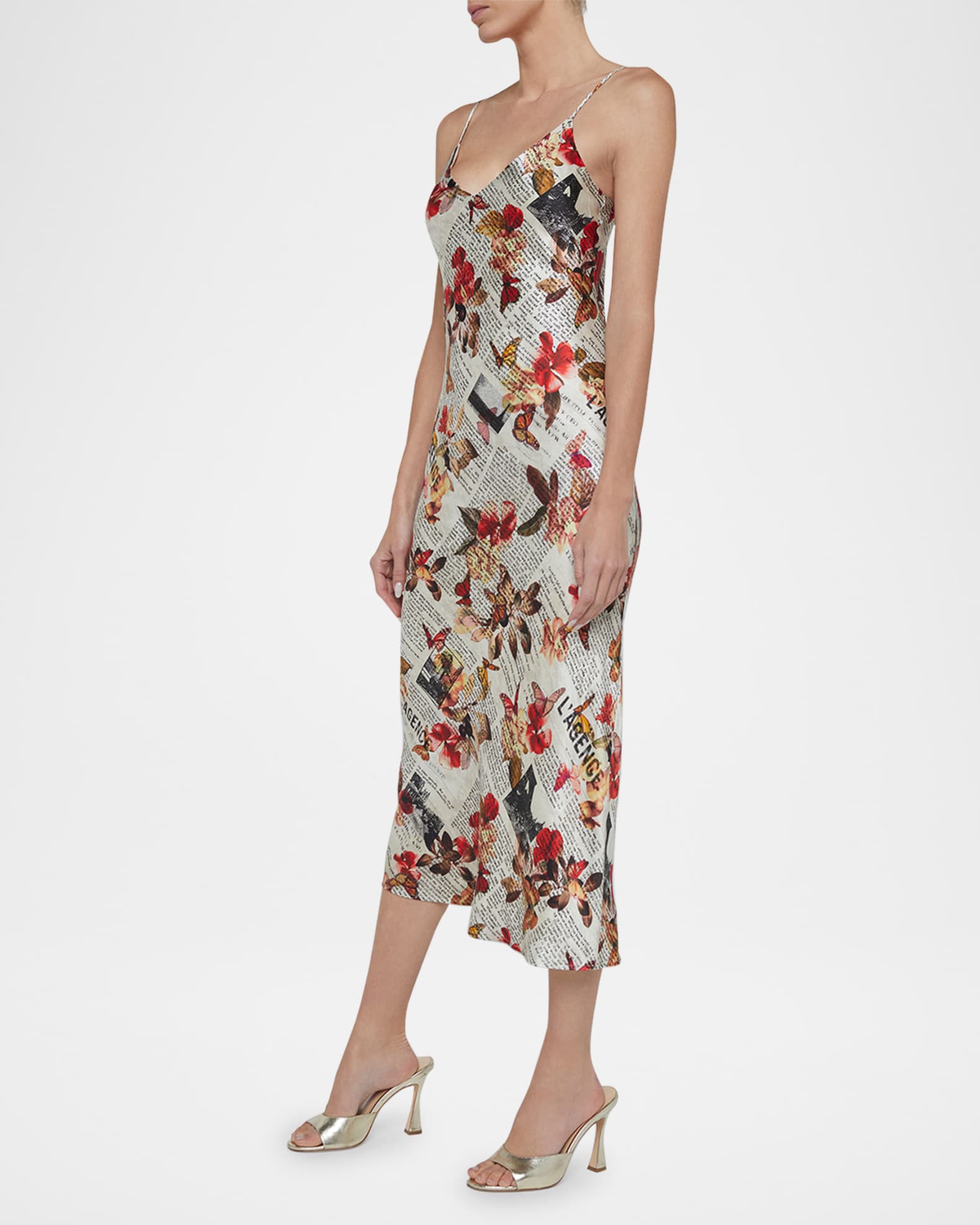 Seridie Mid-Length Slip Dress 1