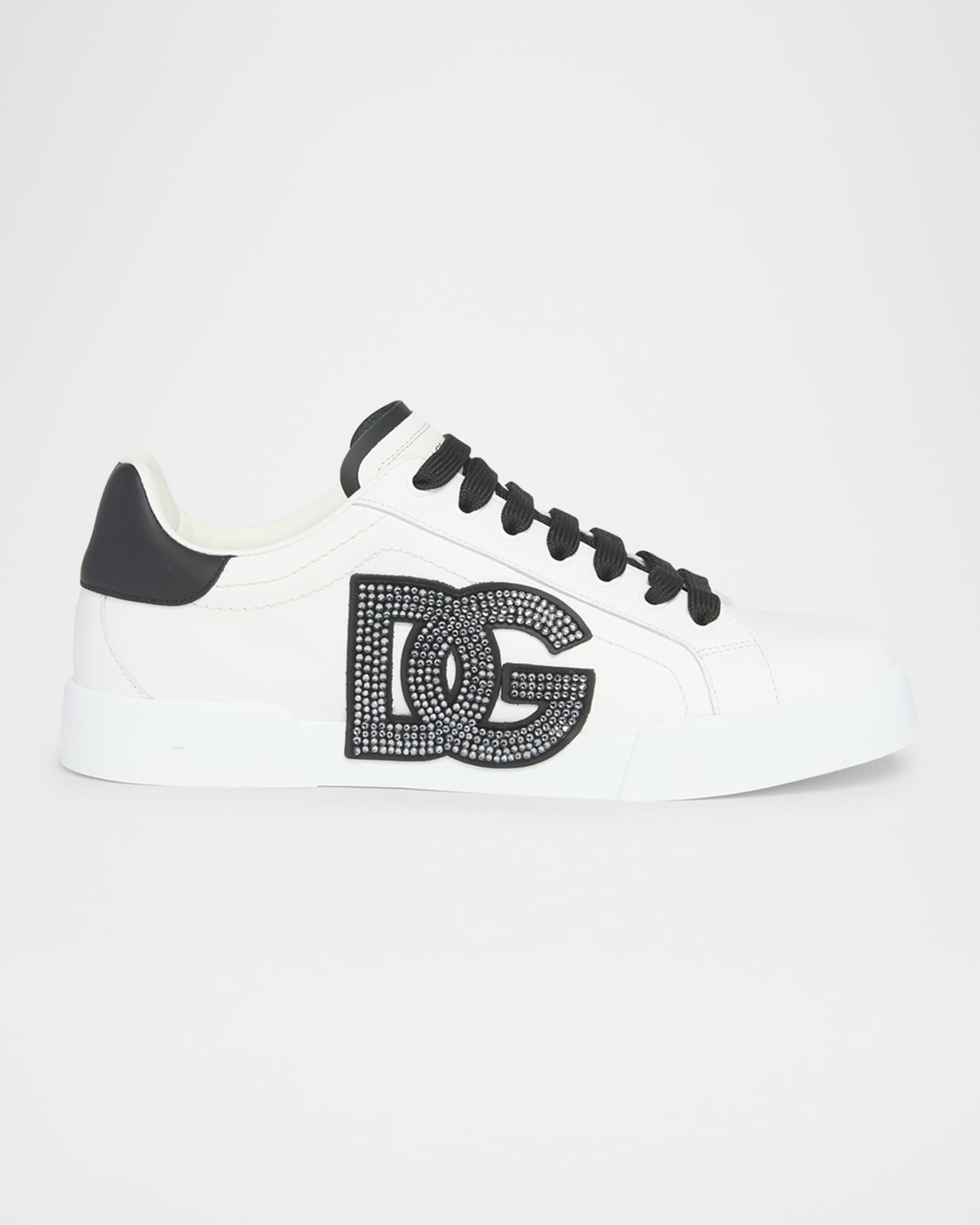 Bicolor Crystal DG Low-Top Sneakers 0