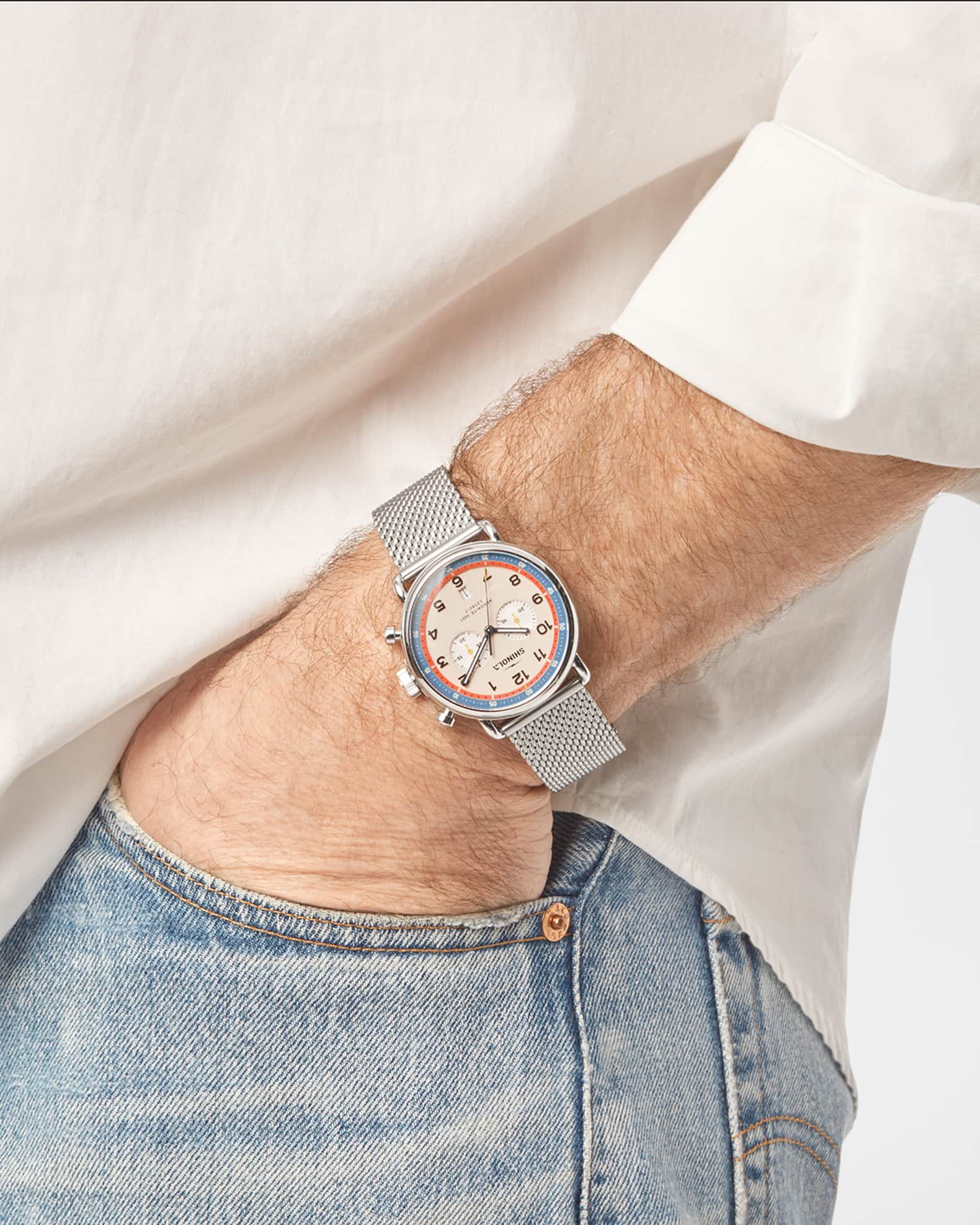 Men's Canfield Model C56 Chronograph Bracelet Watch, 43mm 1