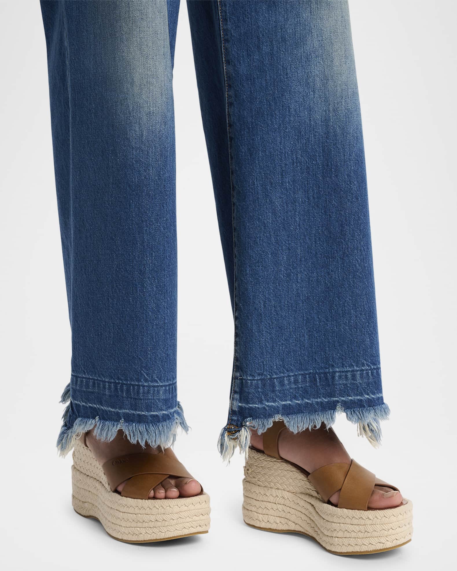 サンダル・ミュール ChloAC Isla Espadrilles Chloe Isla Wedge Espadrille Sandals | Neiman Marcus