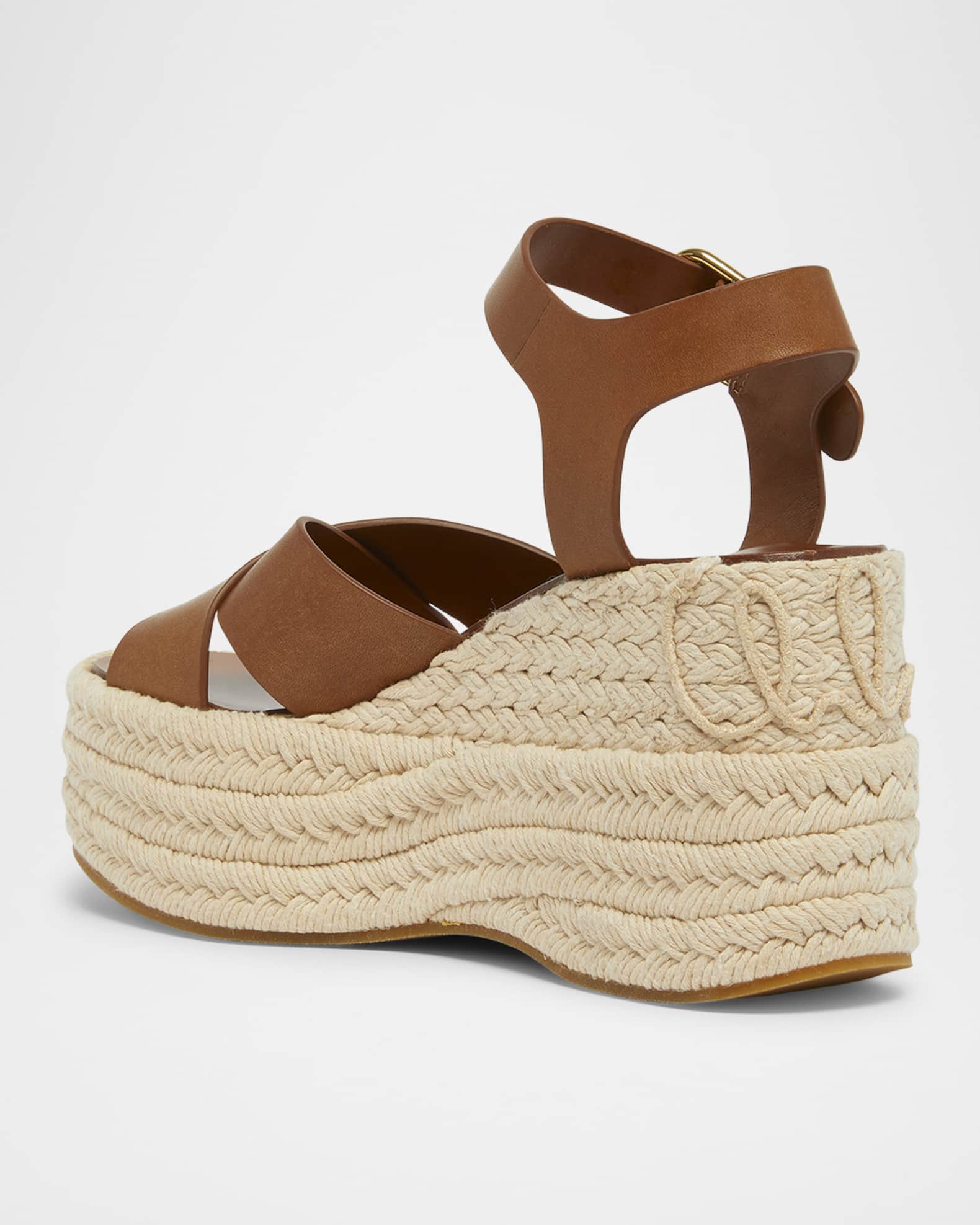 サンダル・ミュール ChloAC Isla Espadrilles Chloe Isla Wedge Espadrille Sandals | Neiman Marcus