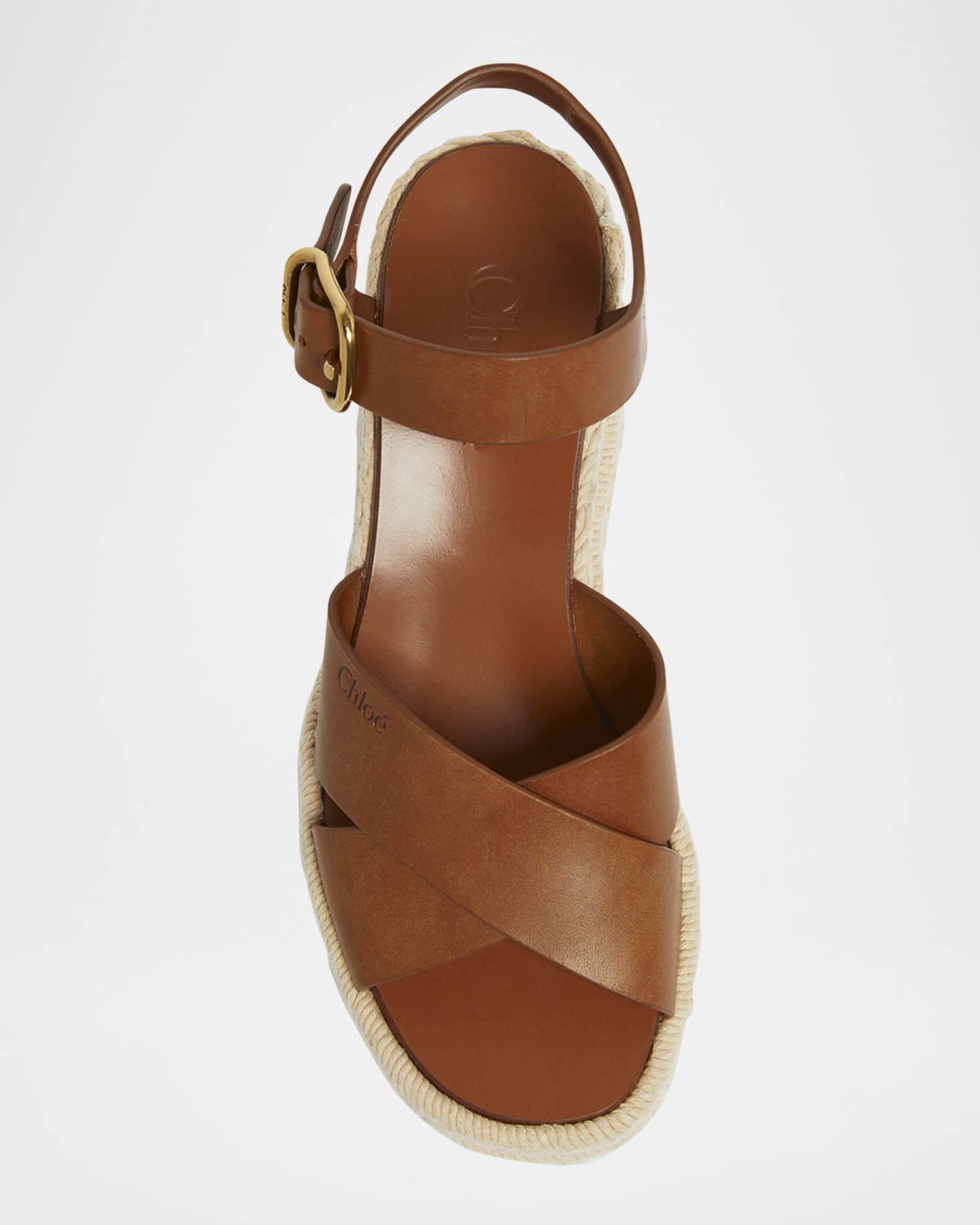 サンダル・ミュール ChloAC Isla Espadrilles Chloe Isla Wedge Espadrille Sandals | Neiman Marcus