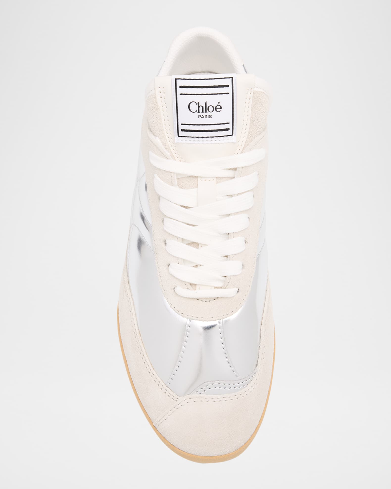 スニーカー Chloe SS25 CHLOE KICK (CHC25S07HPL 20S) Chloé Kick High Top Sneaker in Cloudy cream | Chloé US