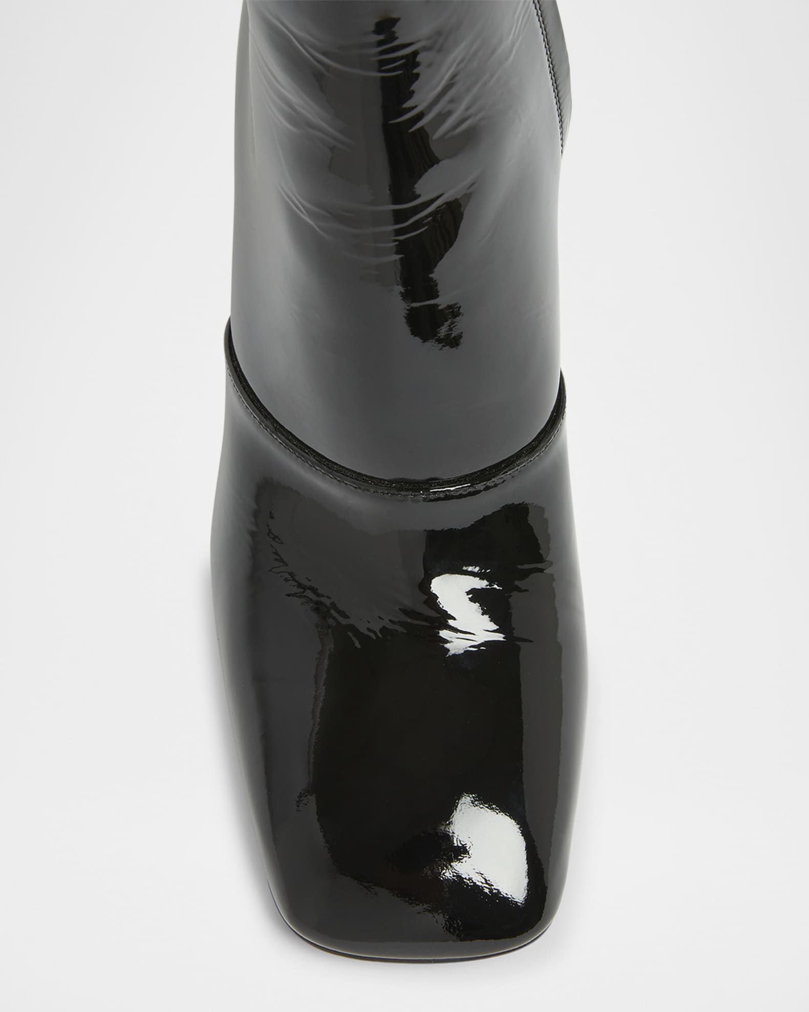 Chloe Janis Patent Leather Booties | Neiman Marcus
