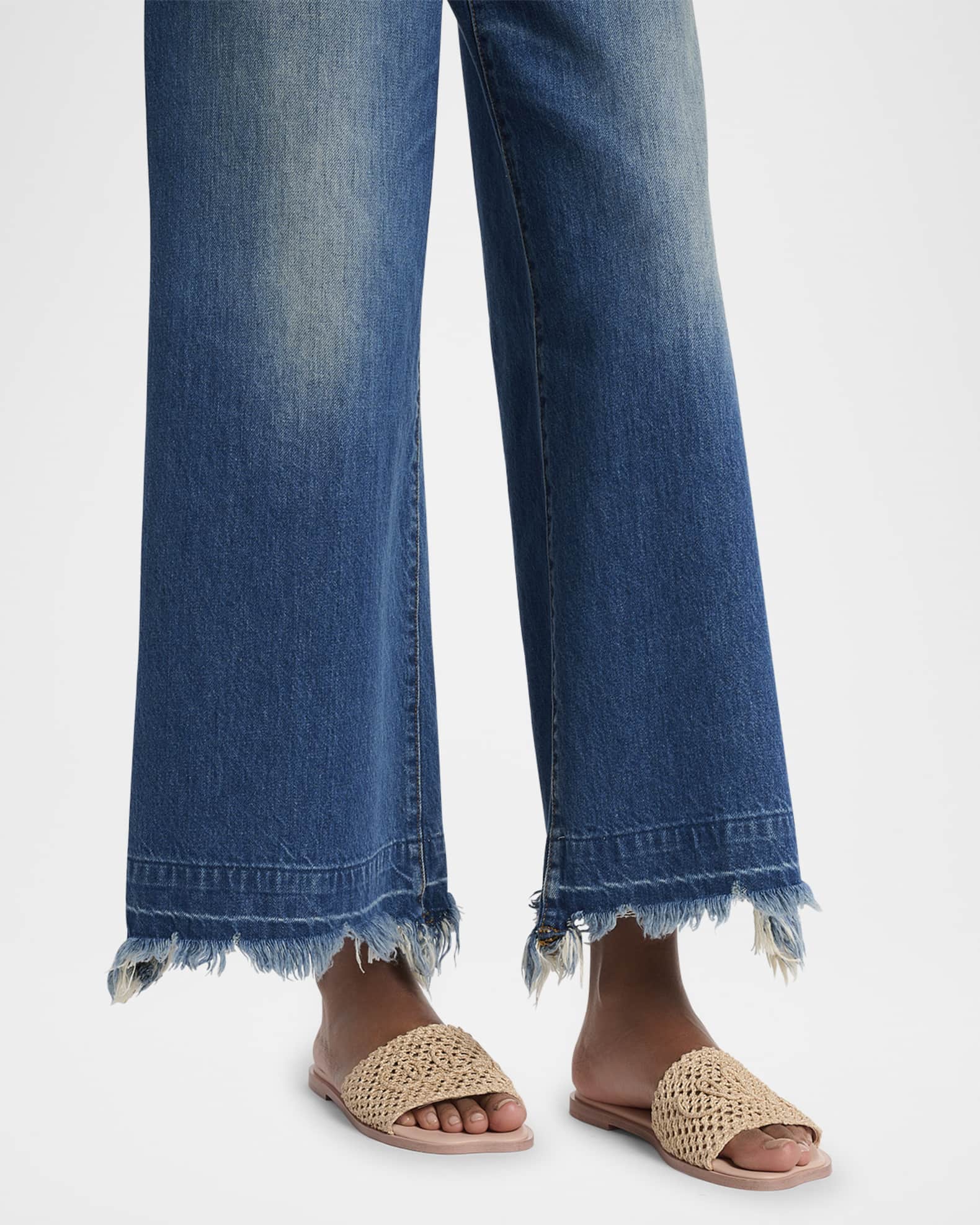 Soleil Crochet Slide Sandals