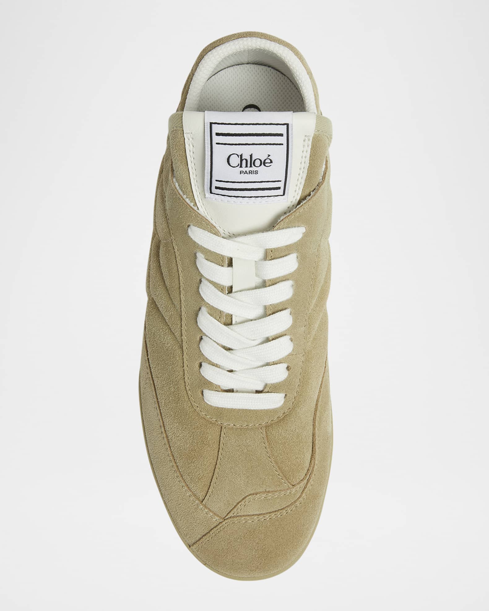 Chloe Kick Suede Low-Top Sneakers | Neiman Marcus