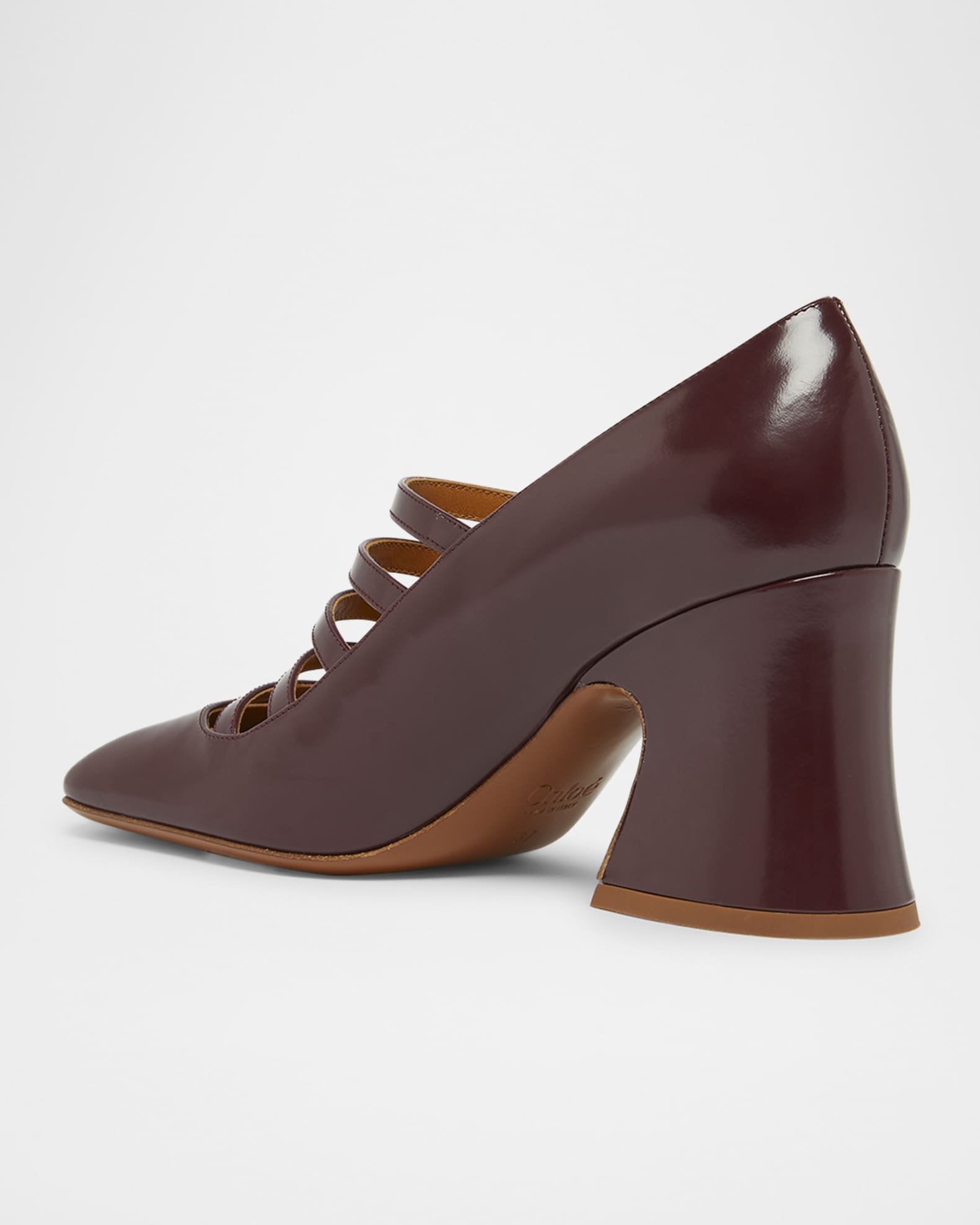 Chloe Janis Patent Leather Mary Jane Pumps | Neiman Marcus