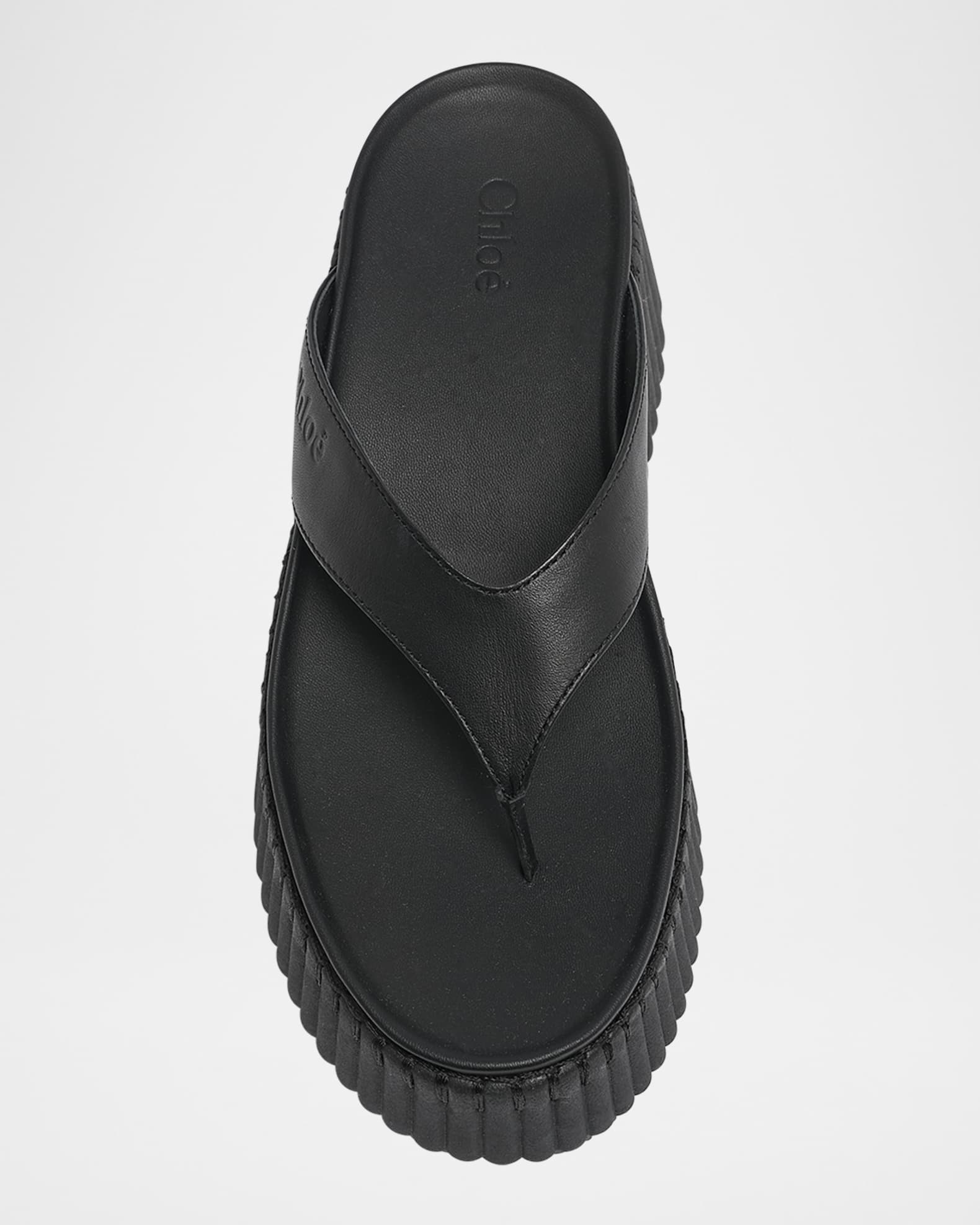 【Chloe】 Nama leather sandals CHLOÉ Nama leather platform sandals | NET-A-PORTER