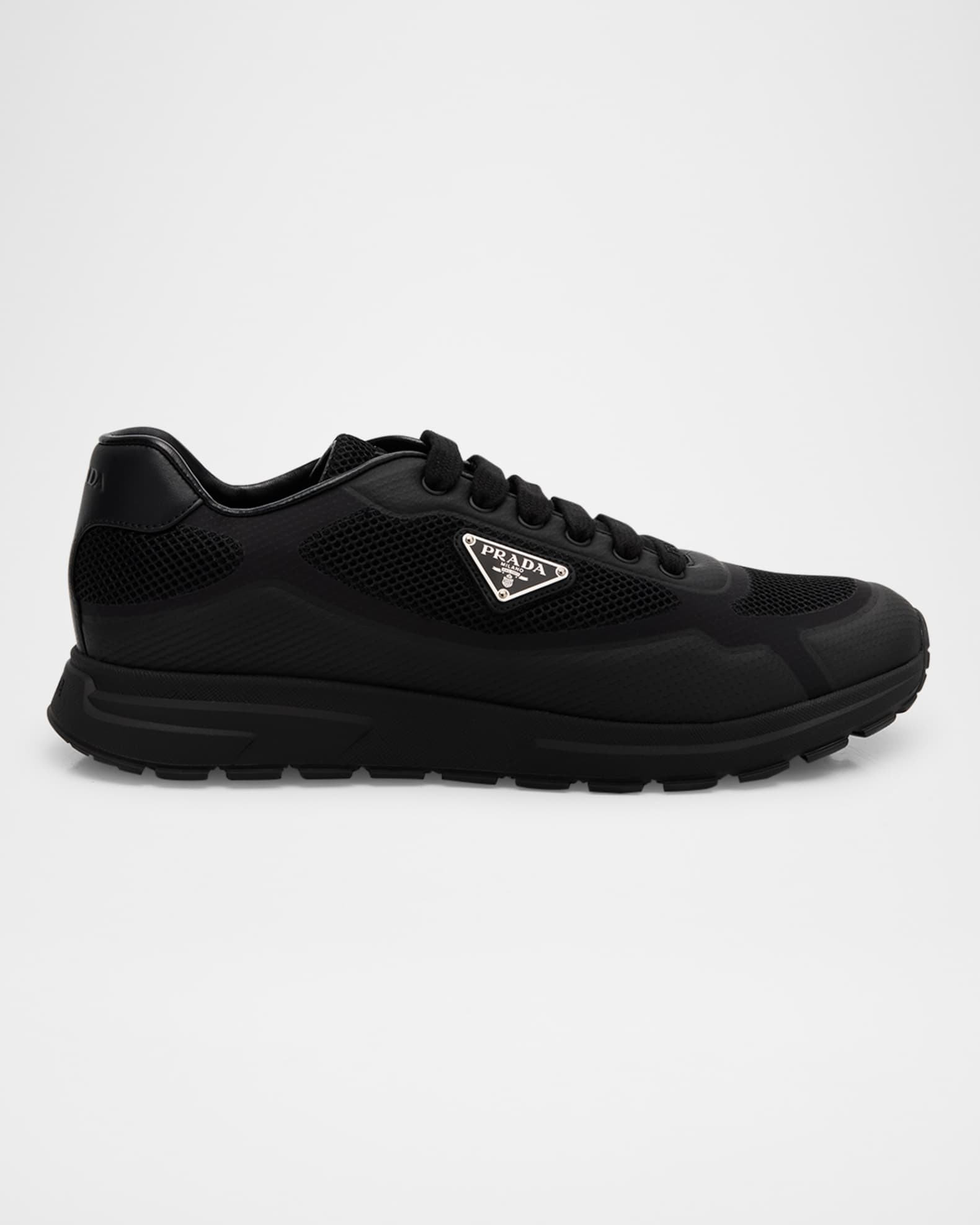 Prada Men's Prax Mesh Runner Sneakers | Neiman Marcus