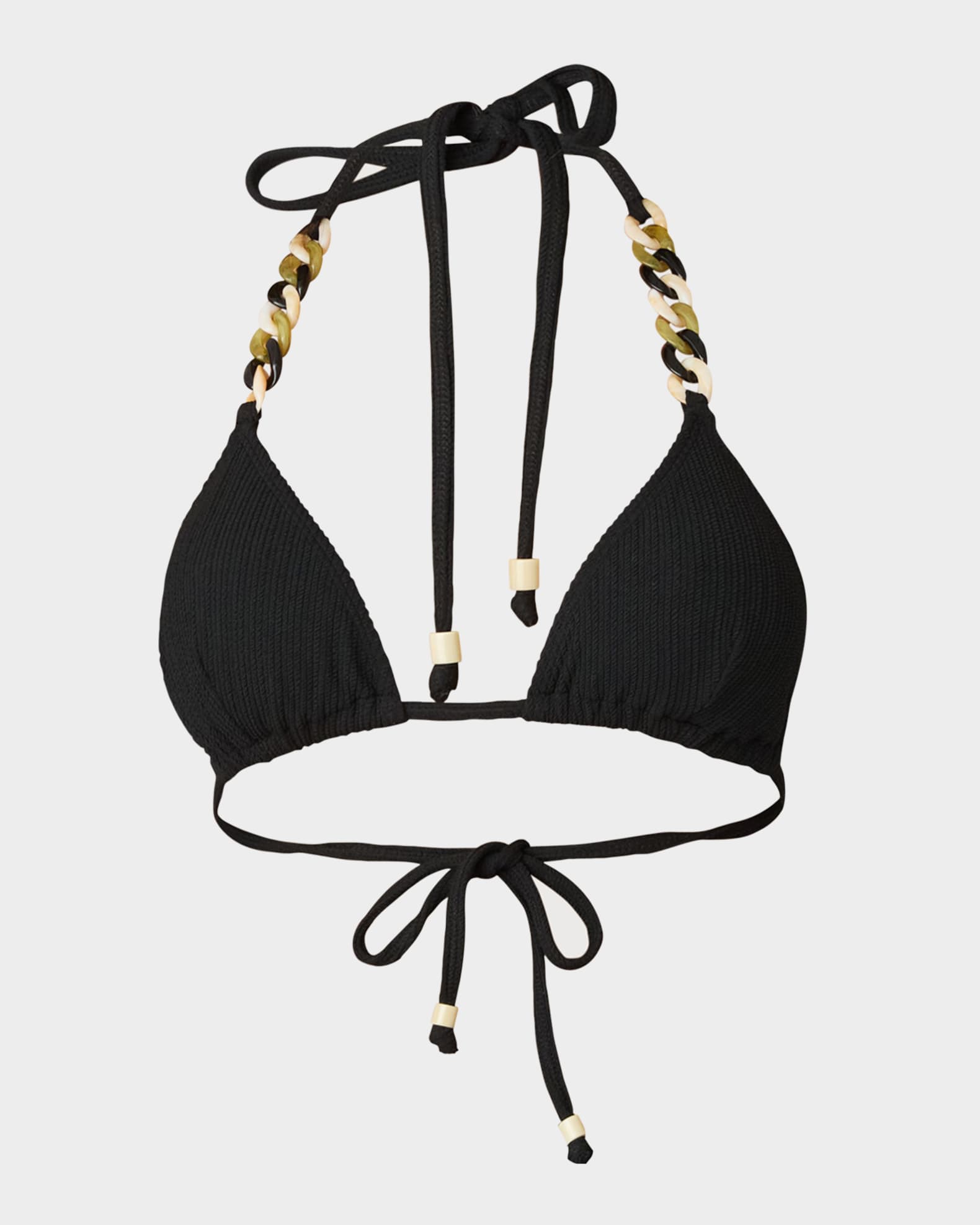 Chain Triangle Bikini Top 0