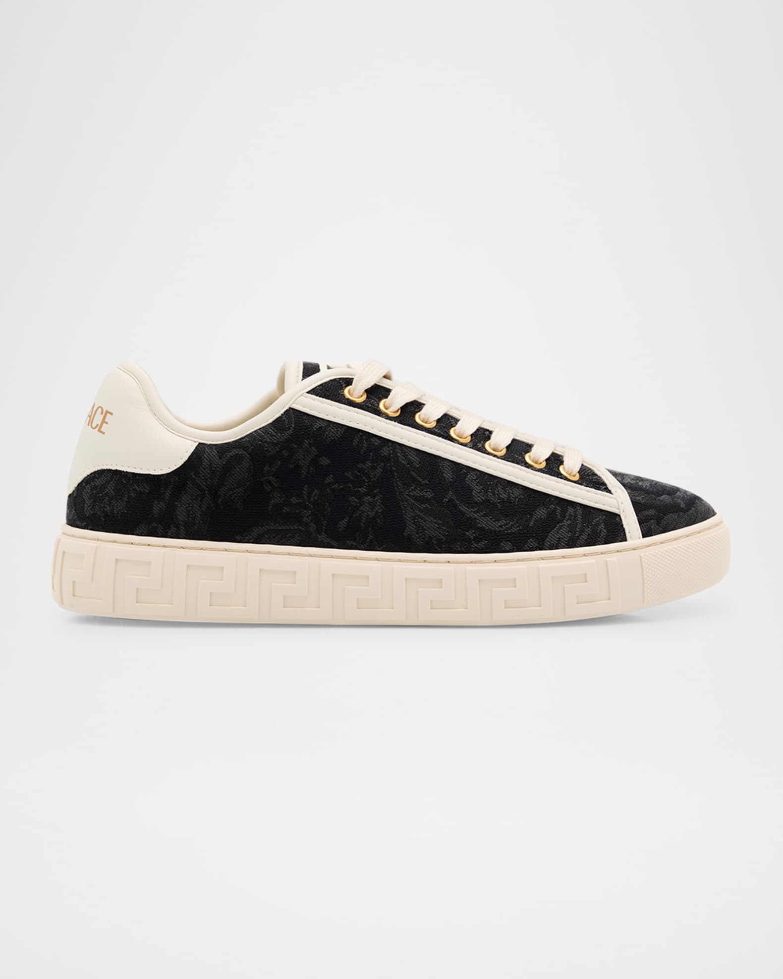 La Greca Embroidered Low-Top Sneakers 0