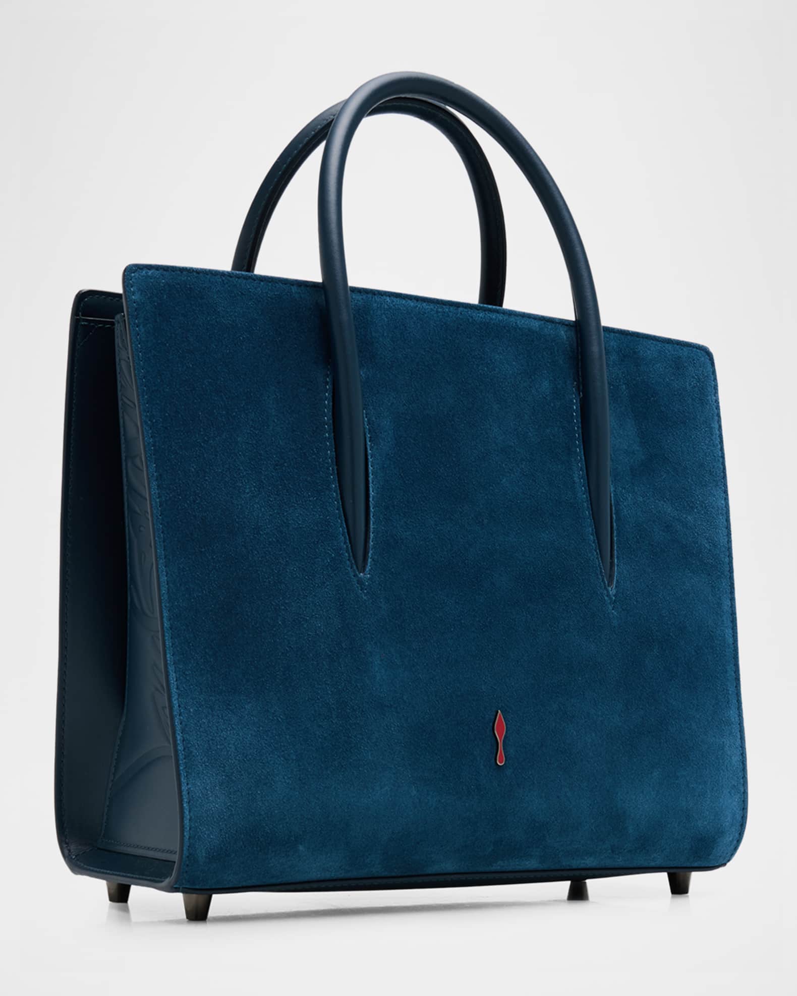 Christian Louboutin Paloma Medium Top-Handle Bag in Suede with