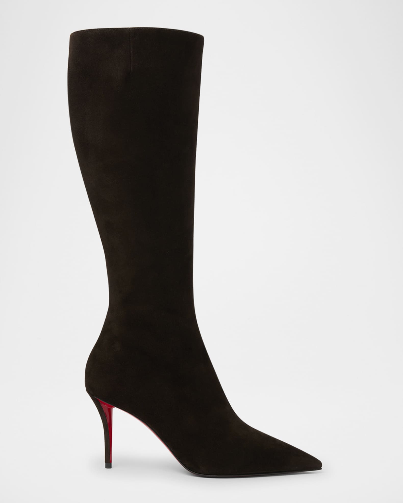 Kate Suede Red Sole Knee-High Boots 0