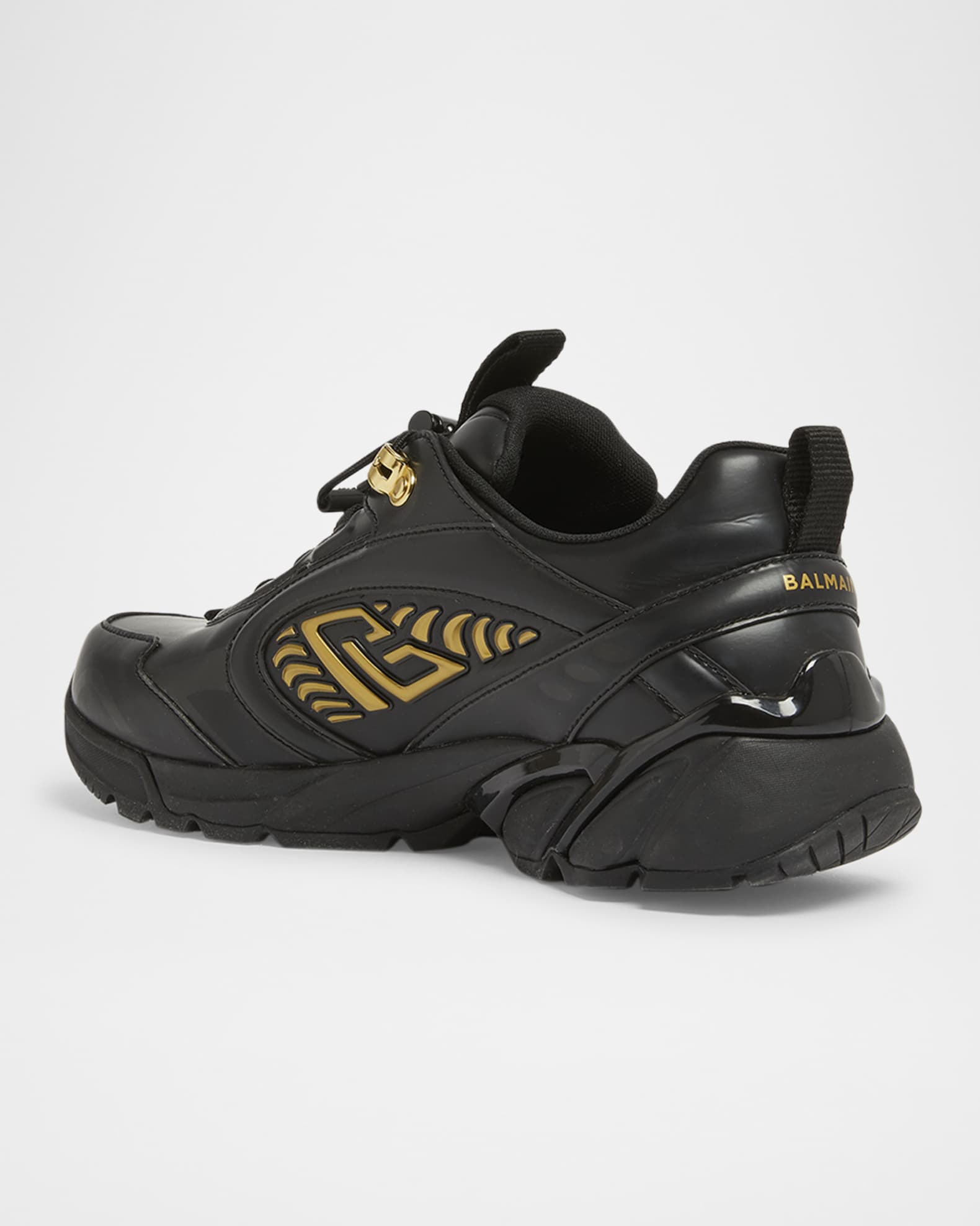 【関税＆送料込み】Balmain Sneakers In Mixed Materials Balmain Men's Mixed-Media B-East Sneakers | Neiman Marcus