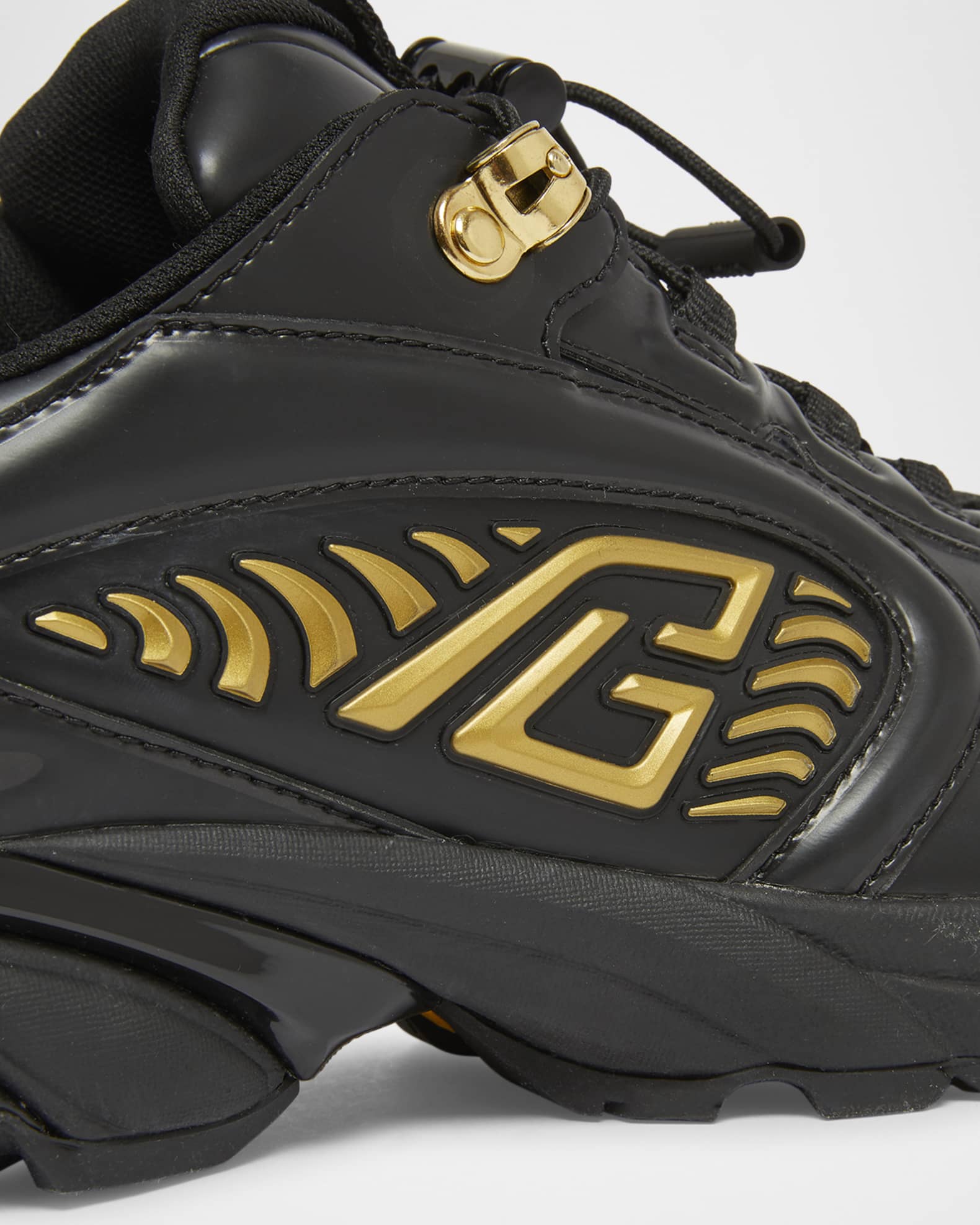 Balmain Men's Cosmic Dust Mix Material Sneakers | Neiman Marcus