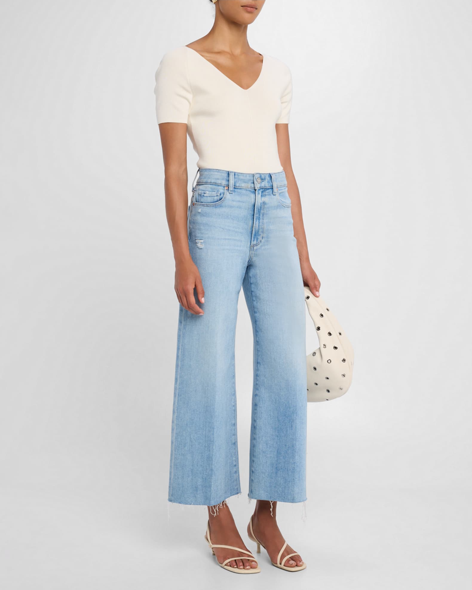 Anessa Raw Hem Ankle Jeans 1
