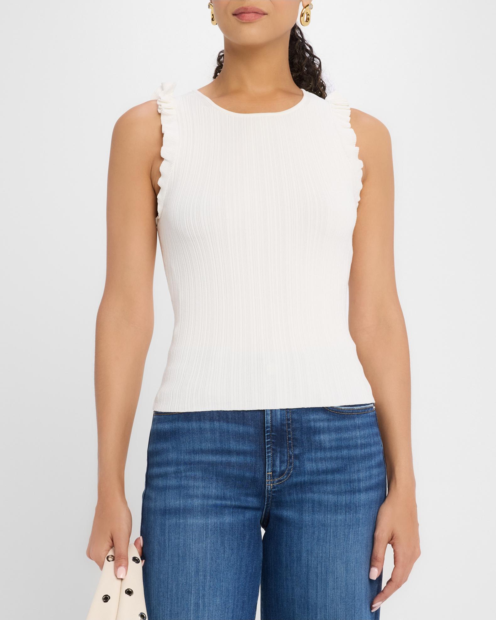 PAIGE Crimini Sweater Tank Top | Neiman Marcus