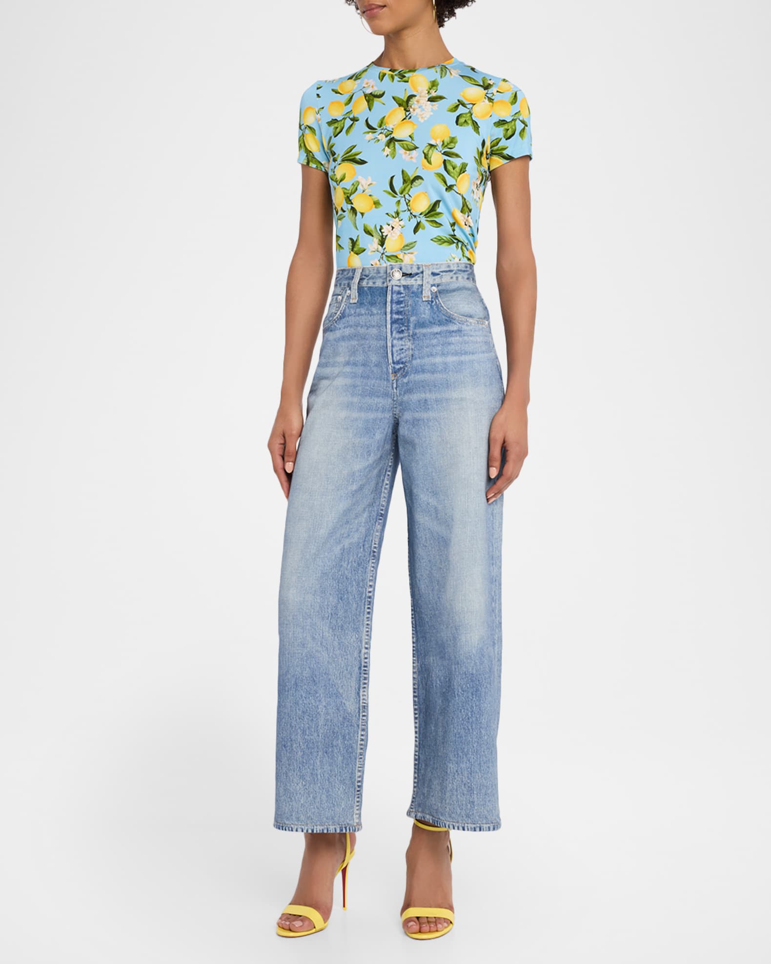Ressi Short-Sleeve Lemon Tee 1