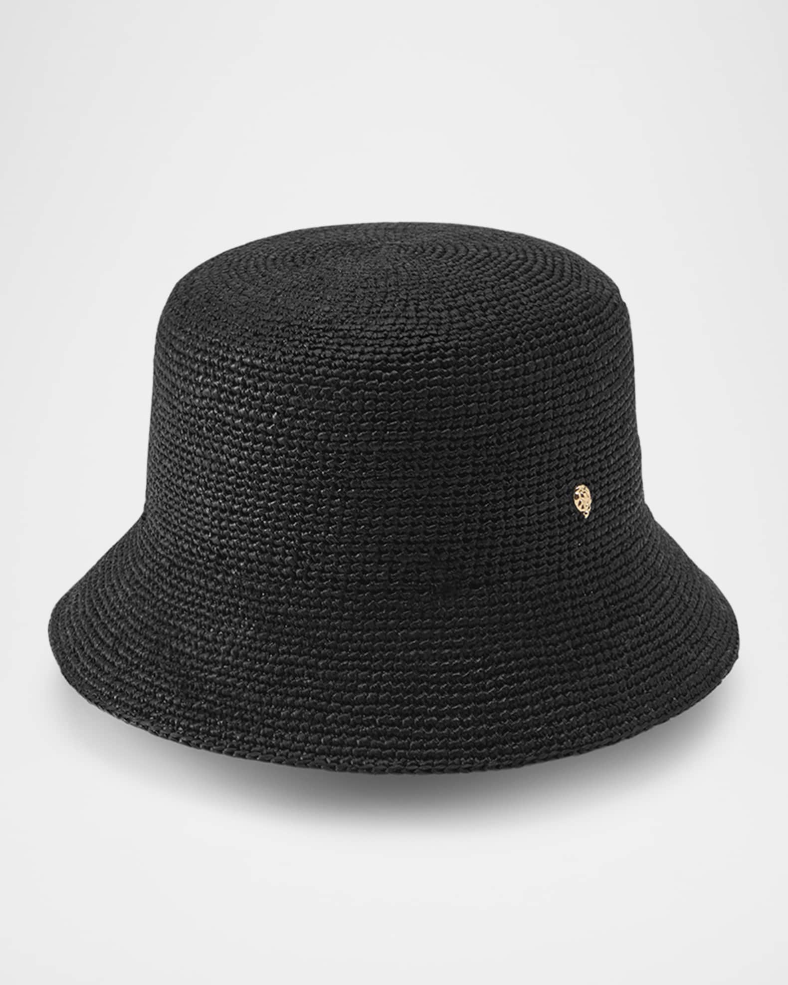 Bella Raffia Crochet Bucket Hat 0
