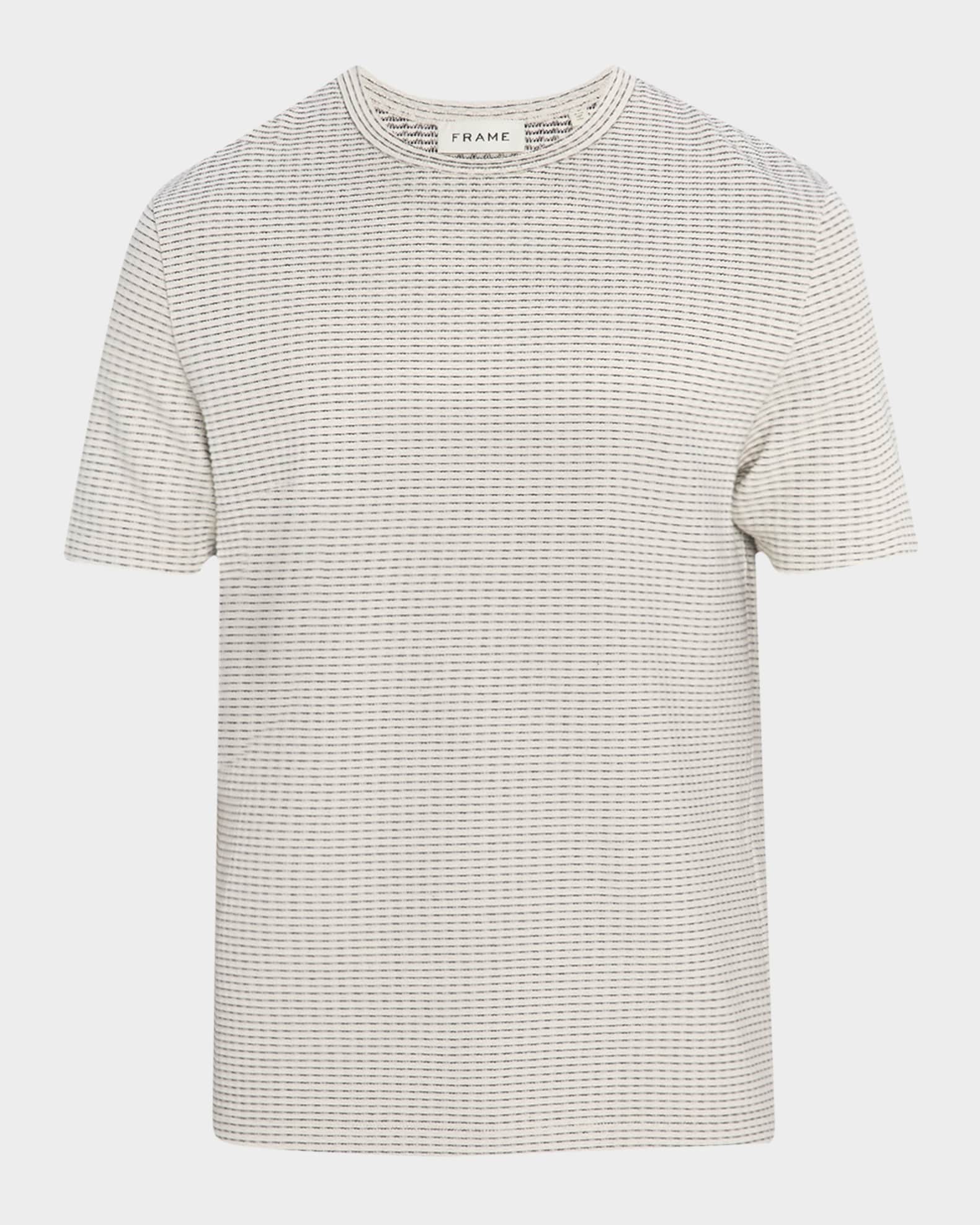 Men's Jacquard Striped T-Shirt 0