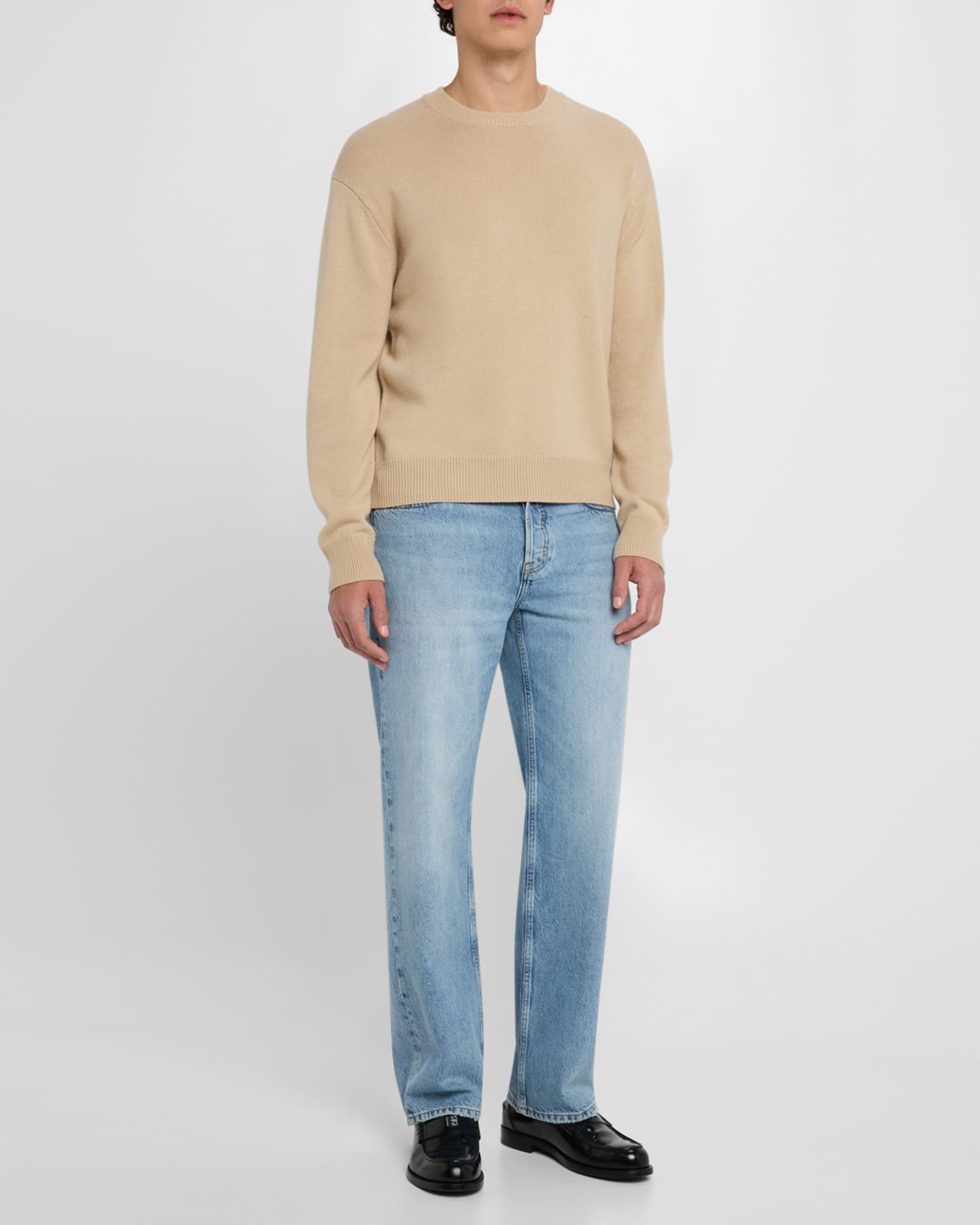 Men's Relaxed Cotton Denim Jeans 1