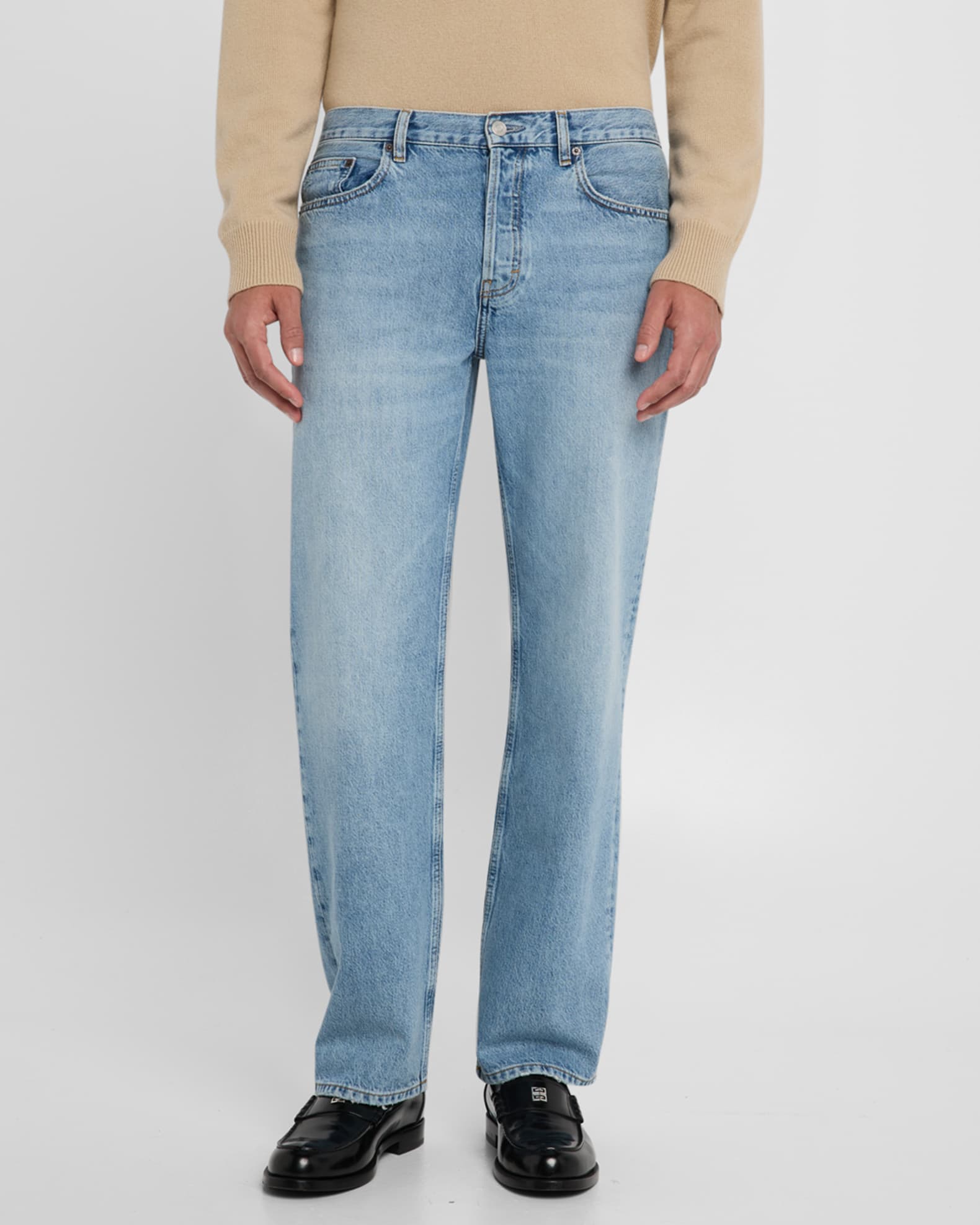 FRAME Men's Relaxed Cotton Denim Jeans Neiman Marcus