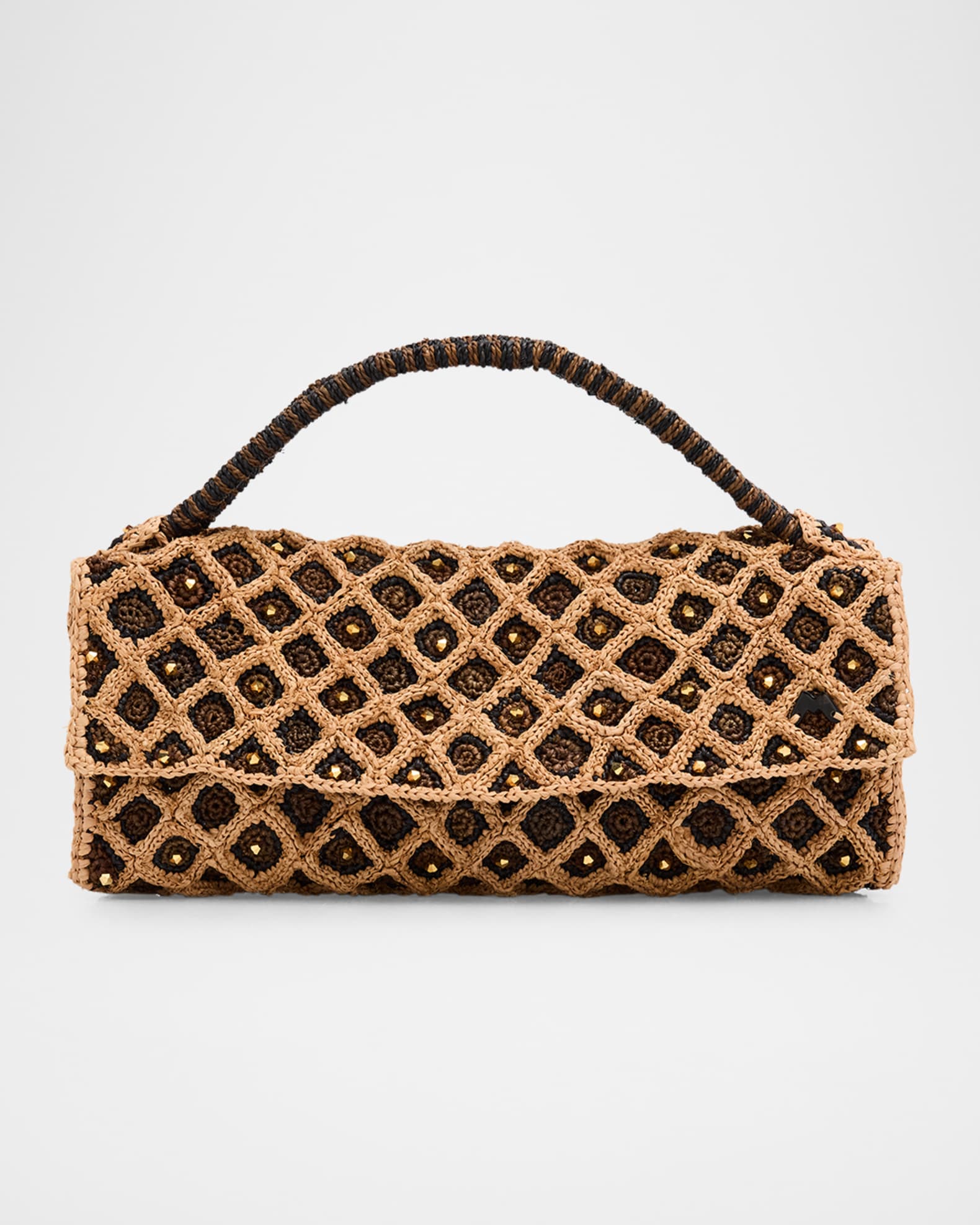 Vakona Woven Clutch Bag 0