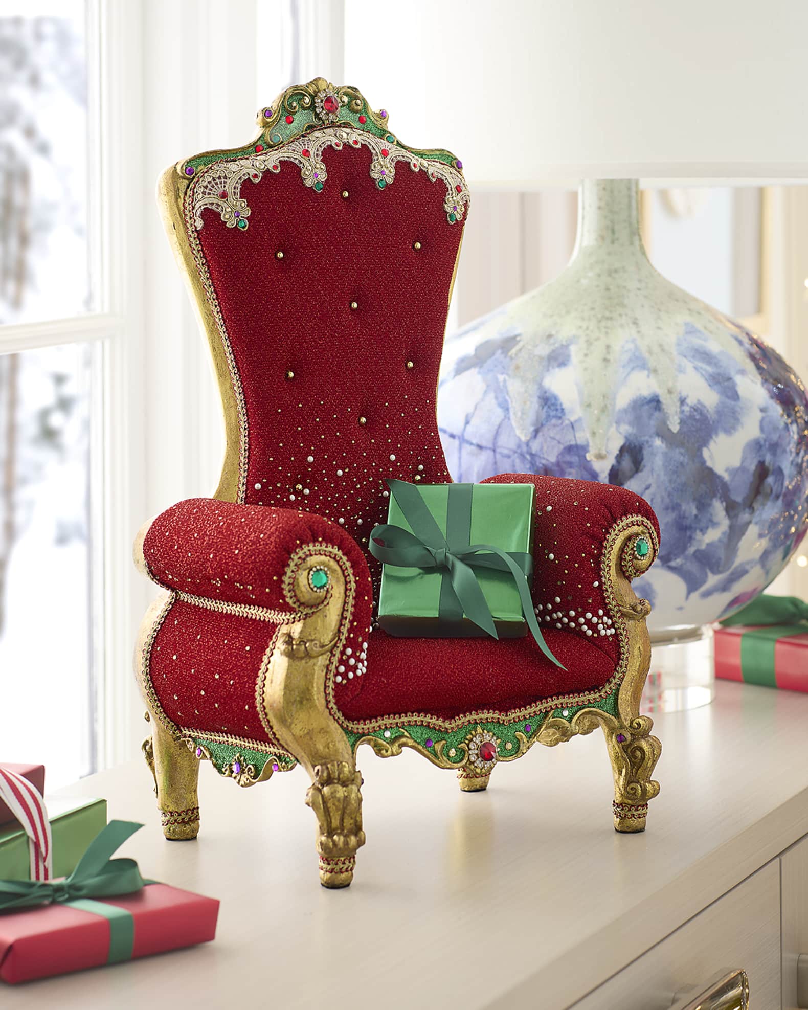Santa's Throne Christmas Decoration  0