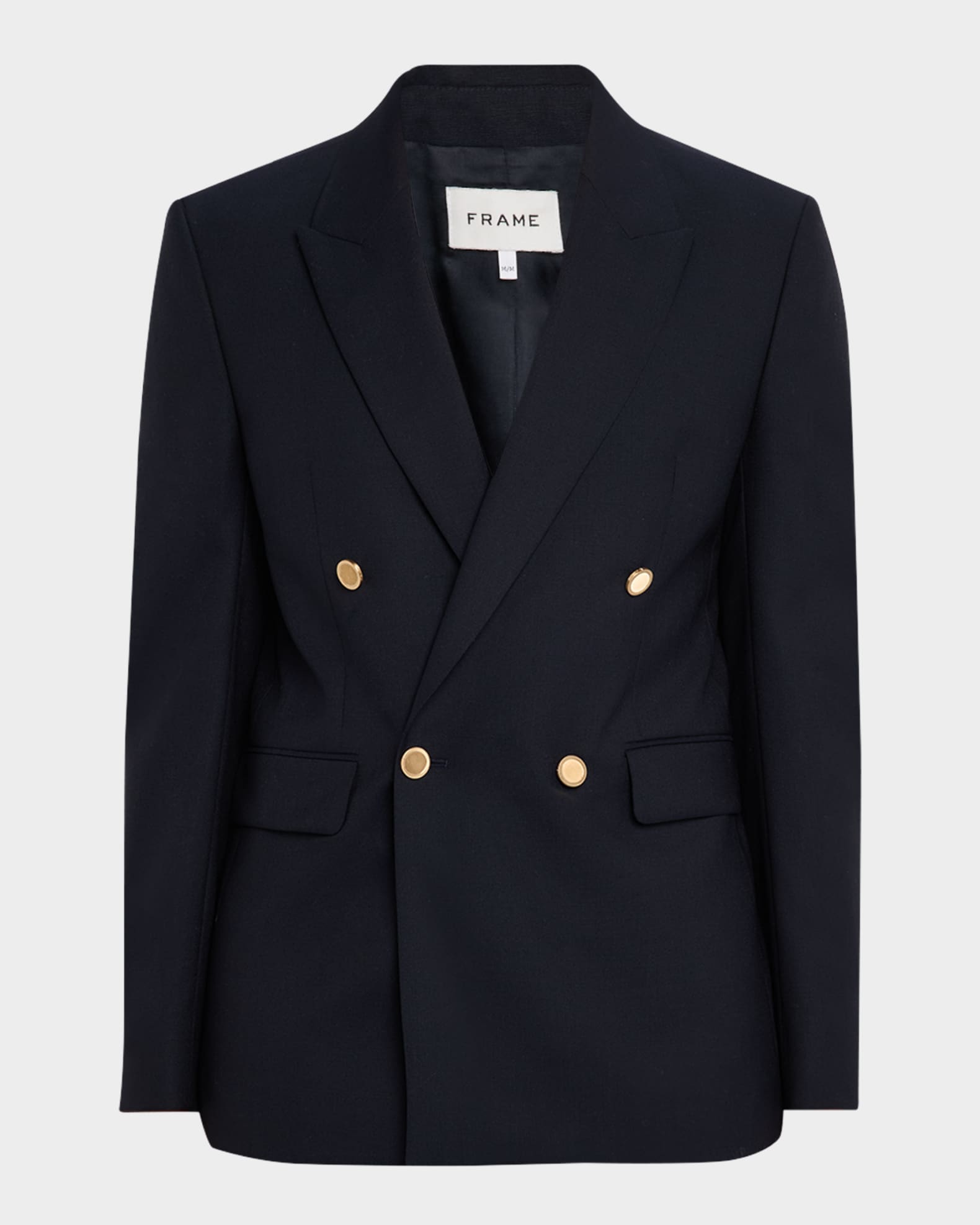 FRAME Men's Double-Breasted Wool Blazer Jacket | Neiman Marcus