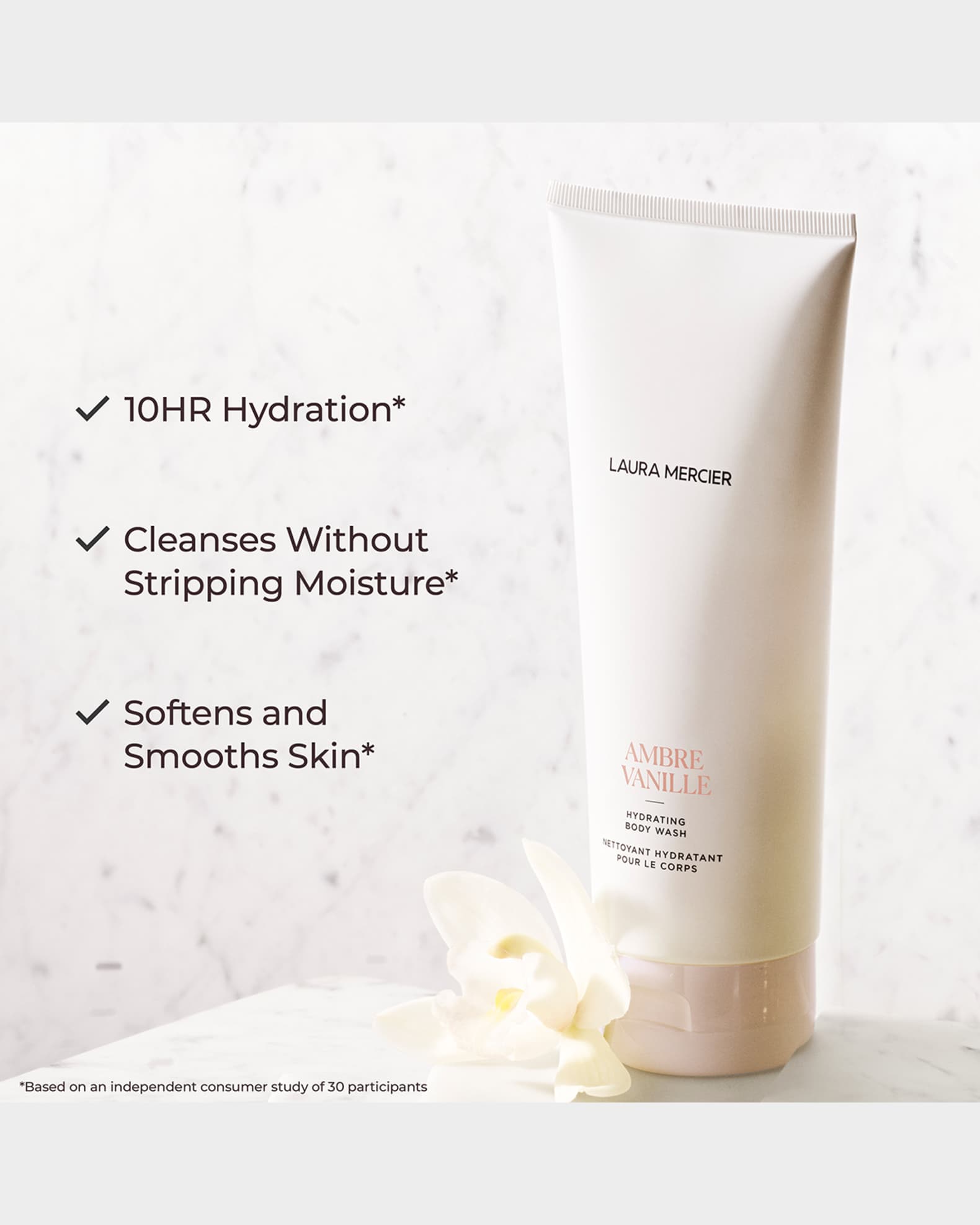 Hydrating Body Wash Ambre Vanilla, 6.76 oz.