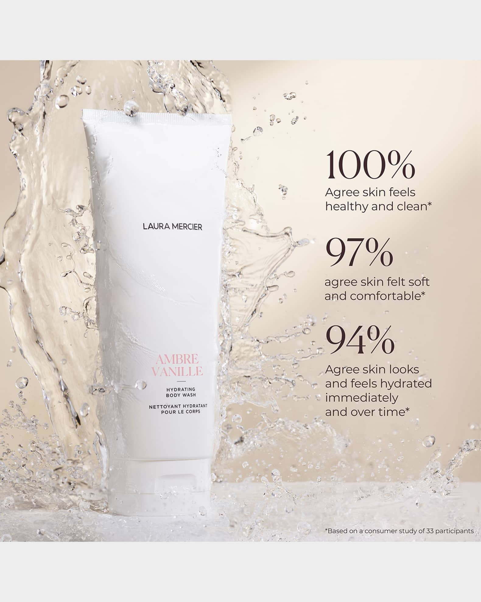 Hydrating Body Wash Ambre Vanilla, 6.76 oz.