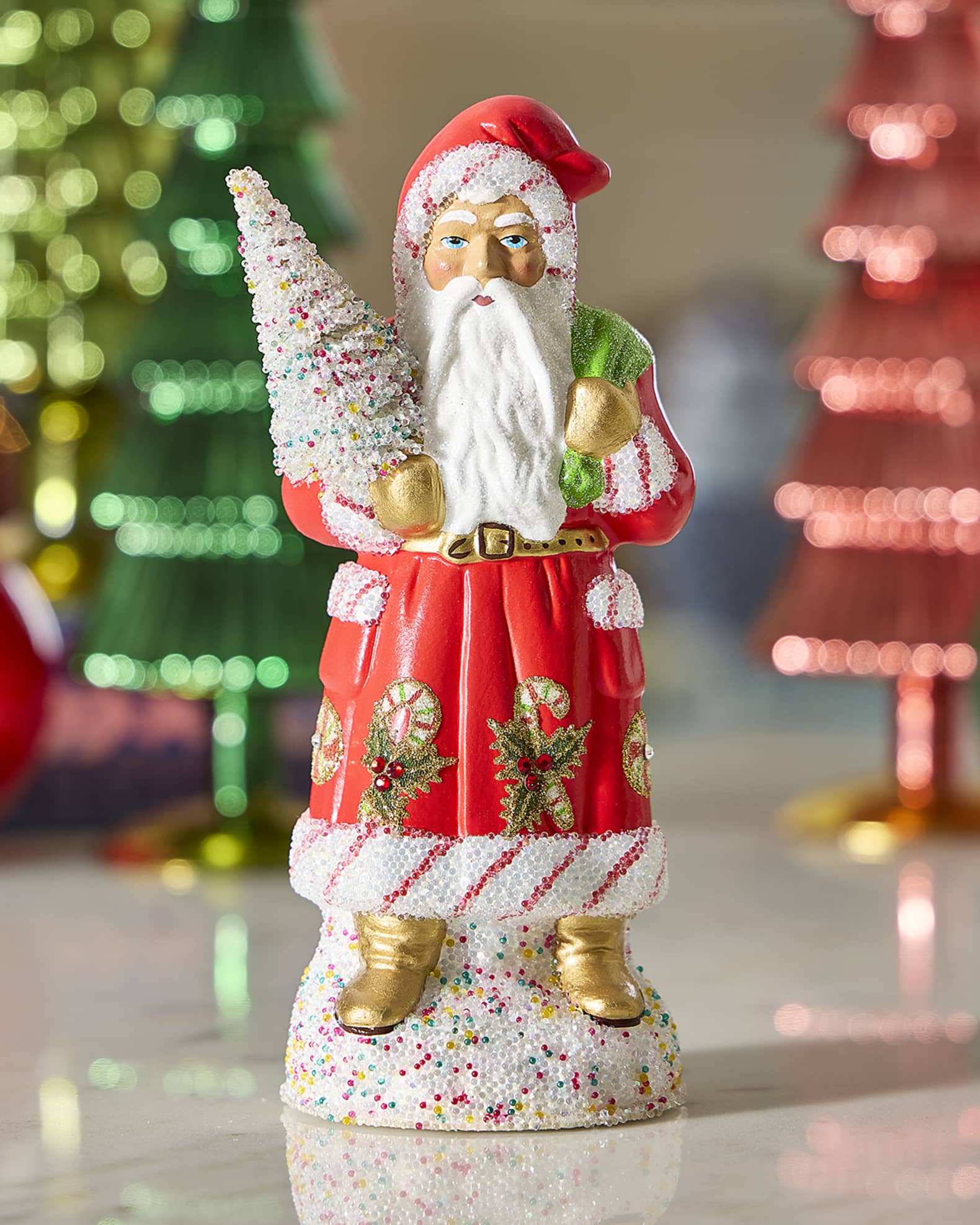 Small Candy Cane Santa 0