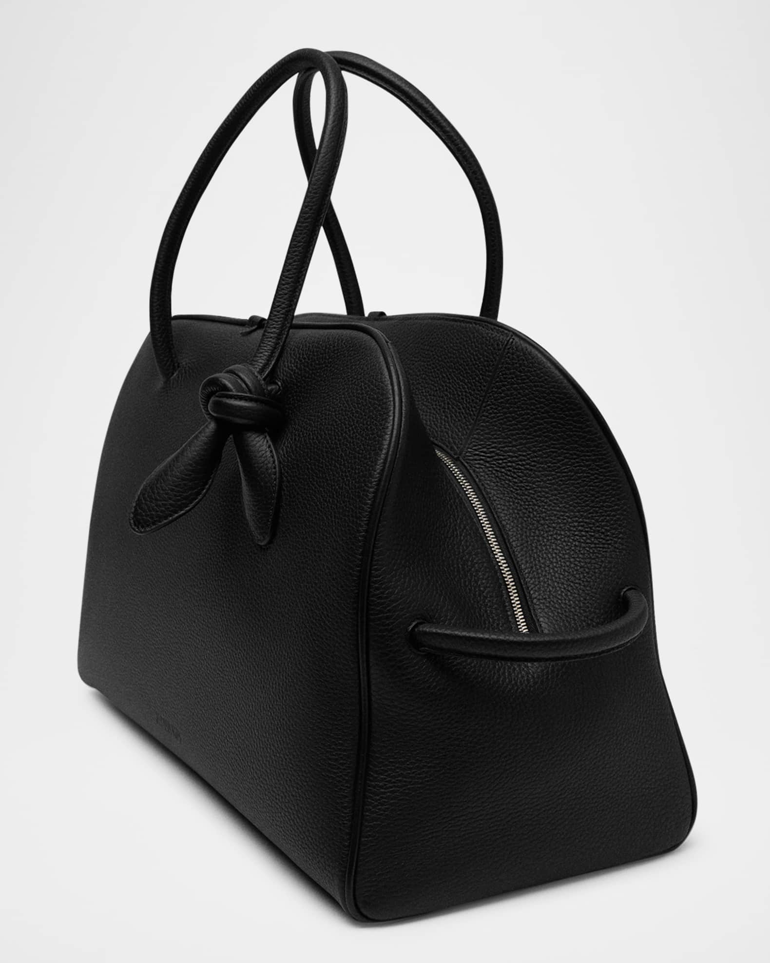 Jacquemus Le Grand Turismo Leather Top-Handle Bowling Bag