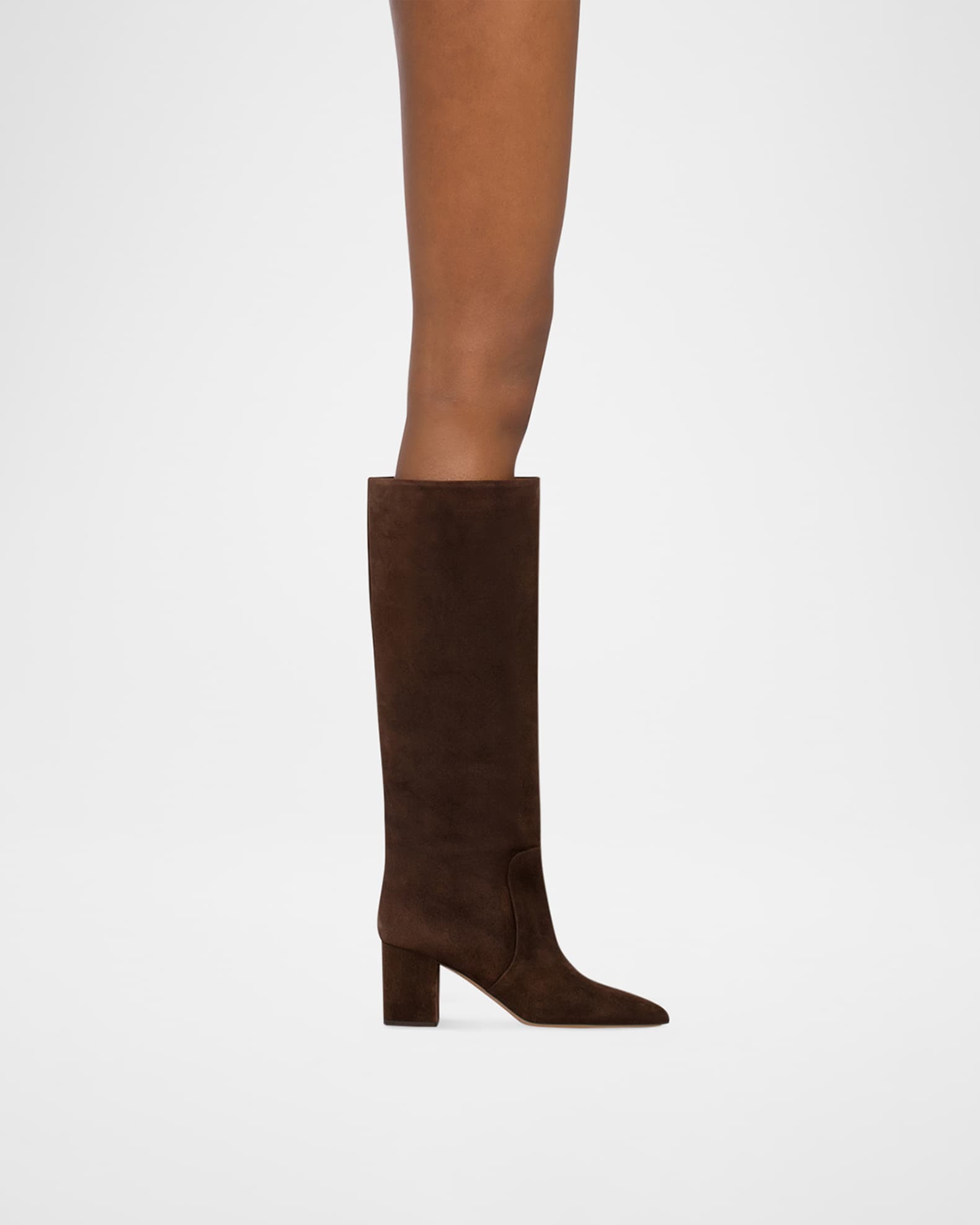 Anja Suede Knee-High Boots 1
