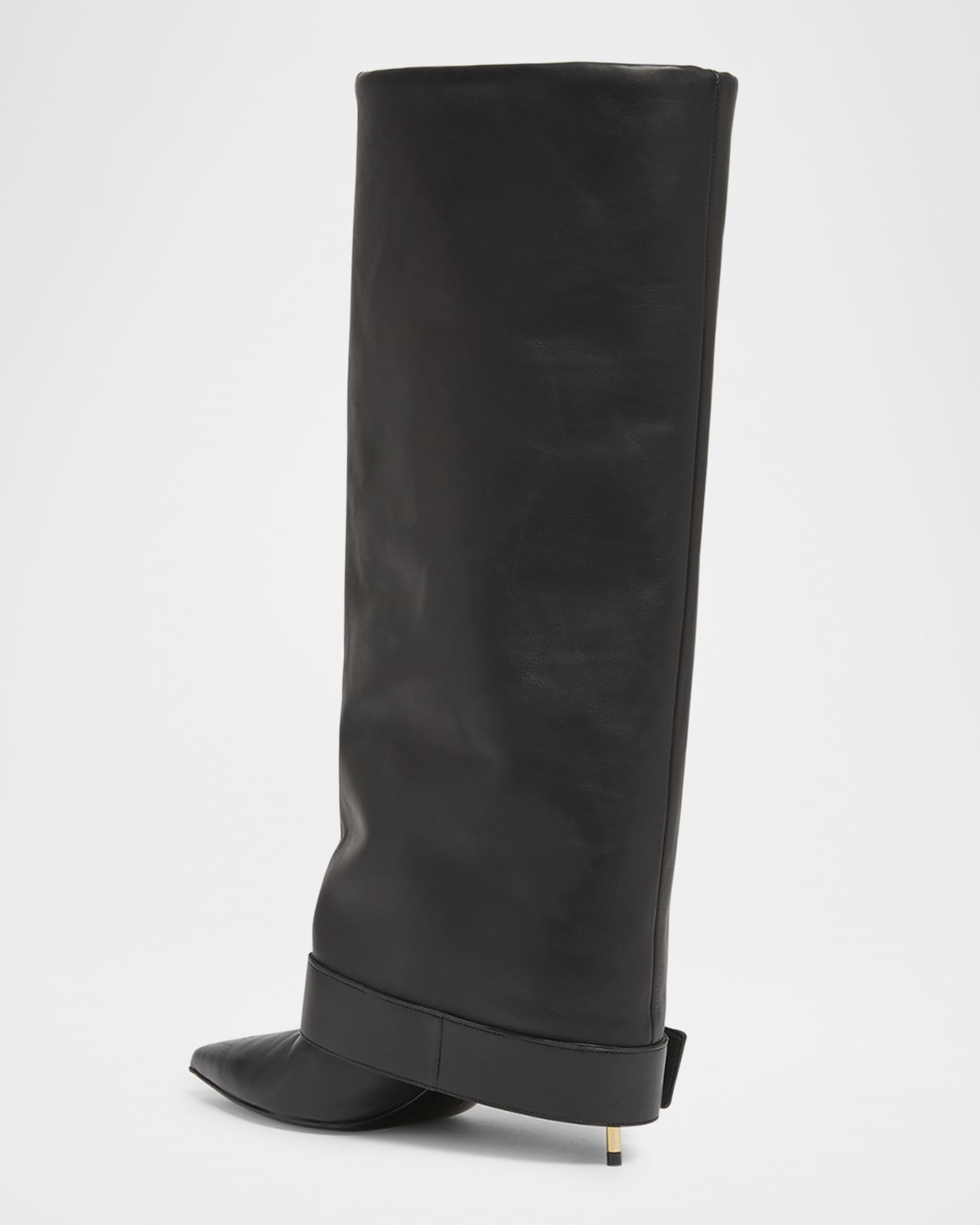 BALMAIN 25S ANTHEM BOOTS IN LIGHT CARAMEL CALFSKIN main image 0