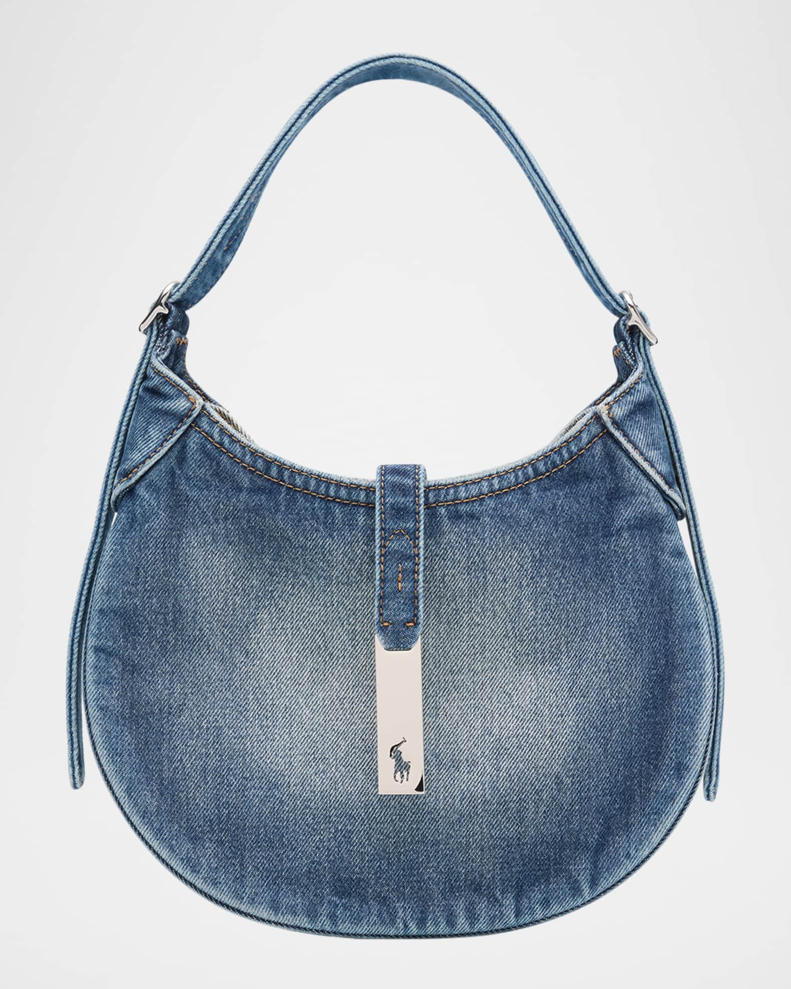 Polo ID Denim Shoulder Bag 0