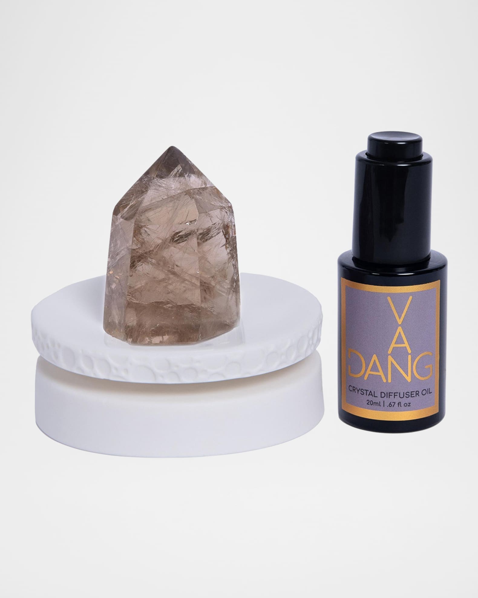 Acid Washed Dream Diffuser Oil with Smoky Quartz, 0.67 oz. 1