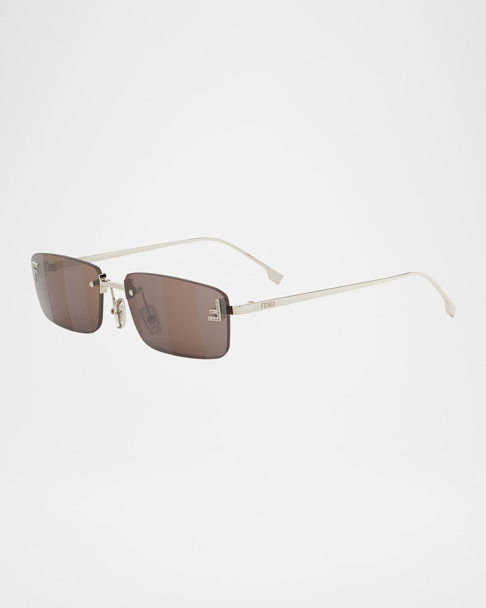 Fendi Fendi First Crystalized Logo Sunglasses | Neiman Marcus