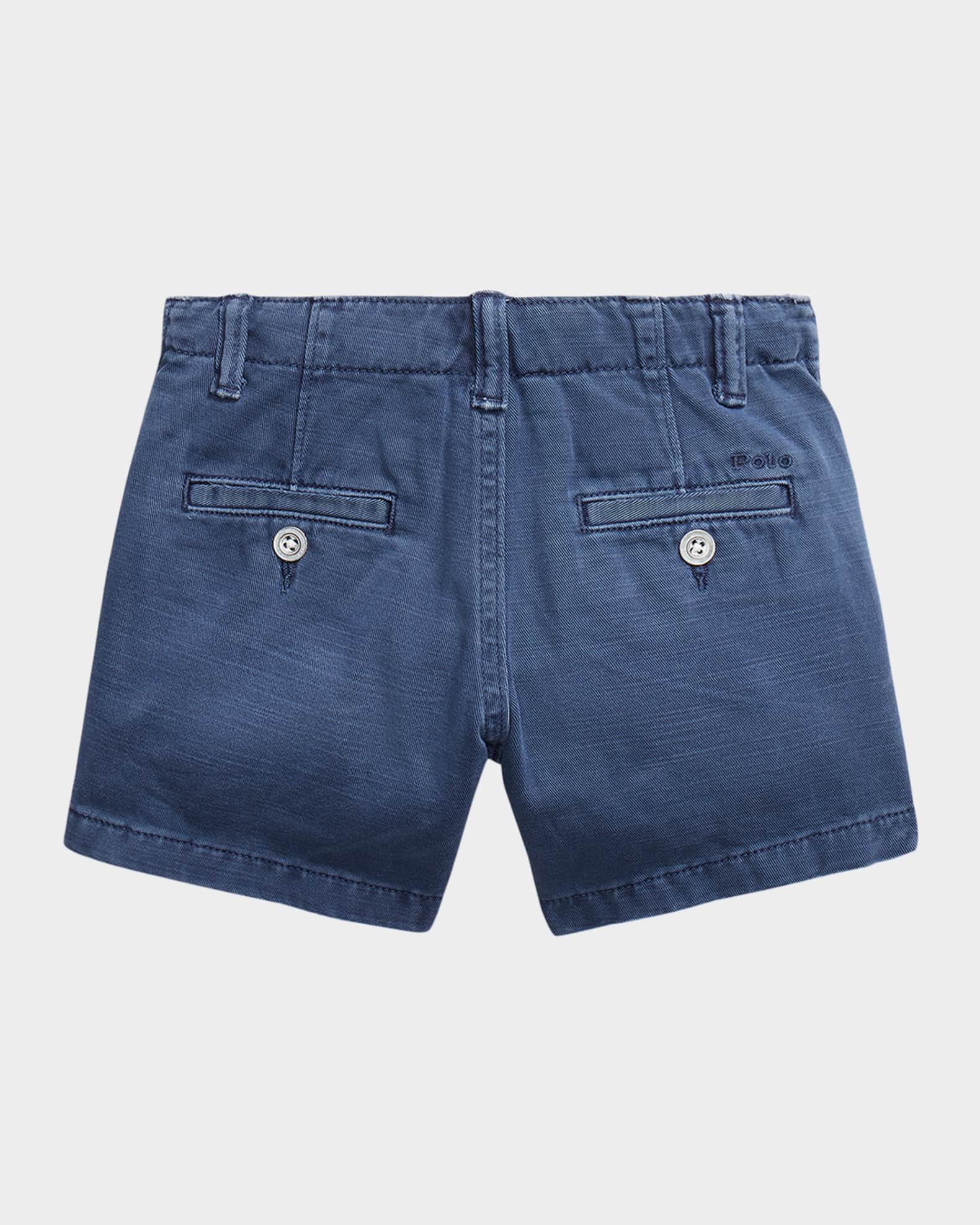Boy's Chino Embroidered Shorts 1