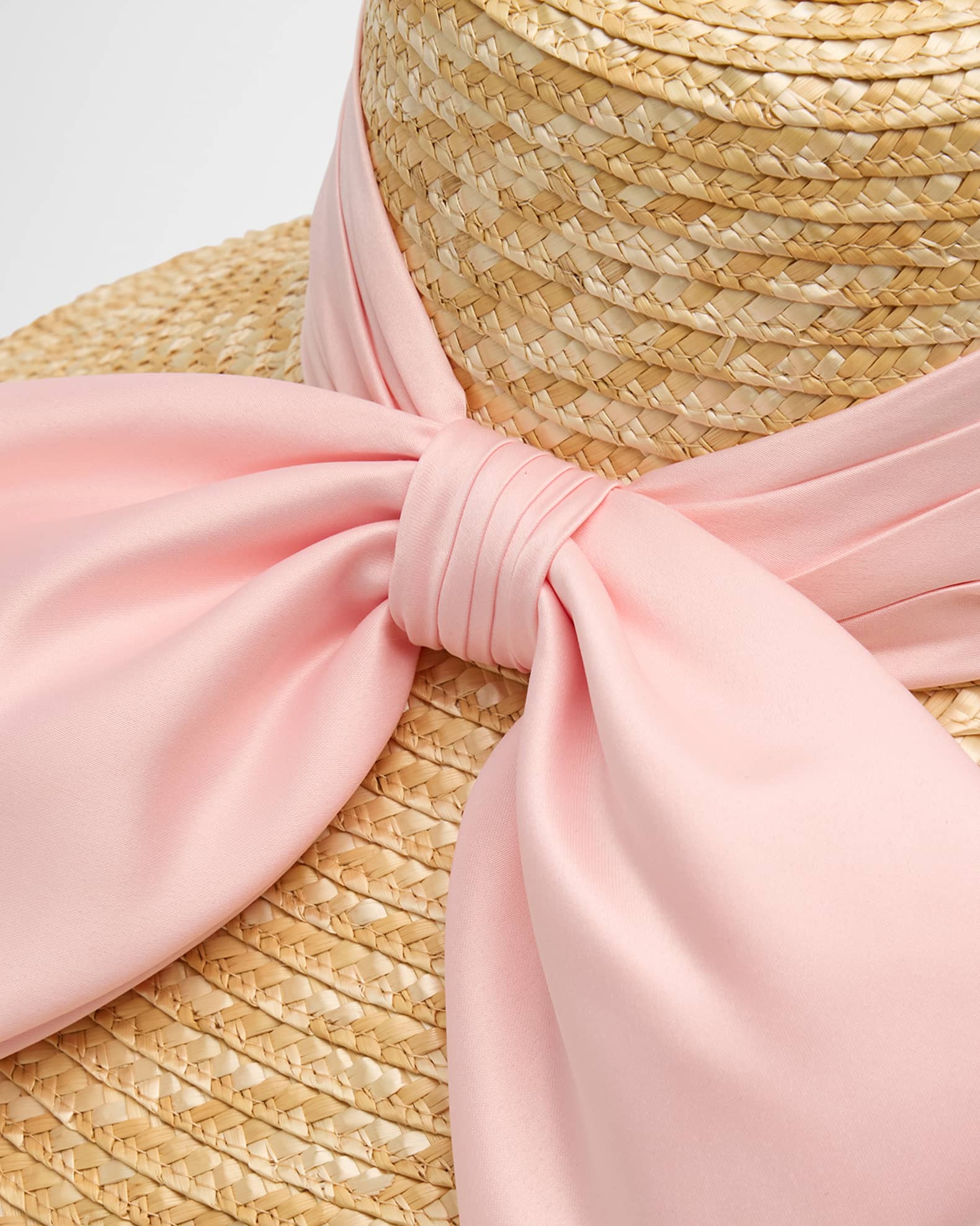 Mirabel Bow Straw Hat 1