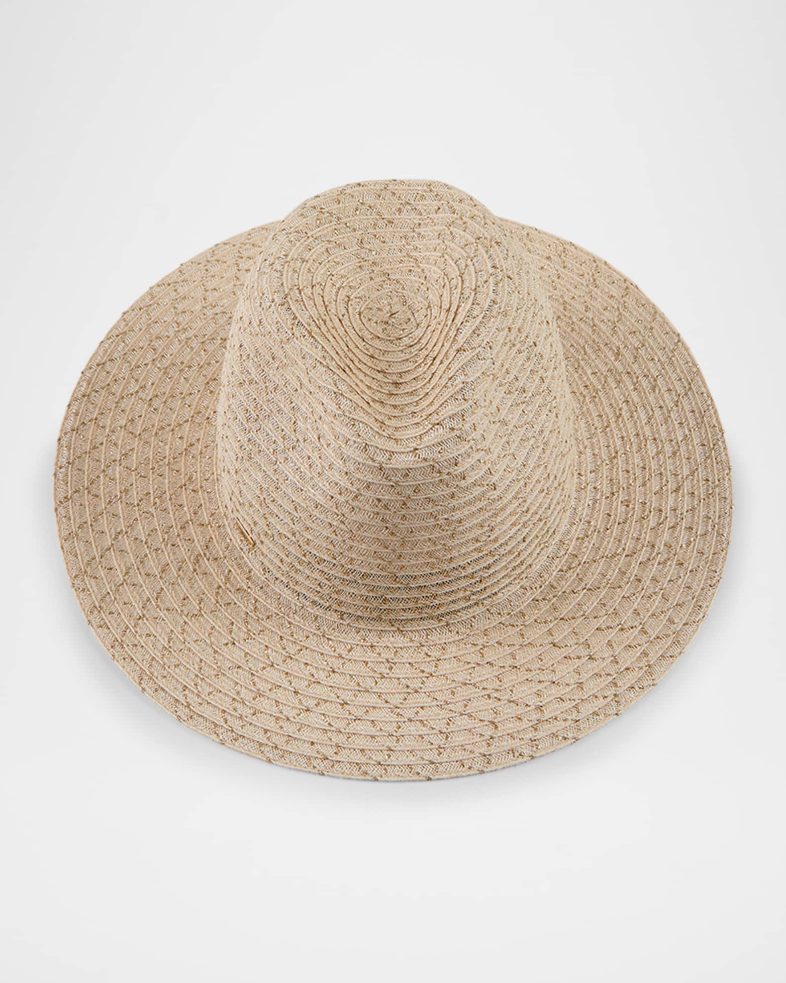 Courtney Hemp Straw Fedora Hat 1