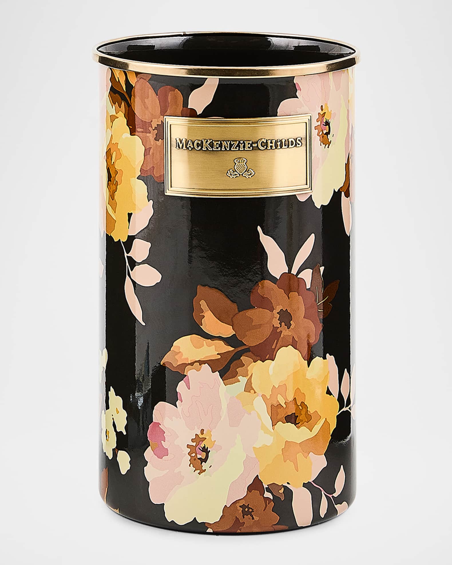 MacKenzie-Childs Wild Rose Mocha Utensil Holder | Neiman Marcus