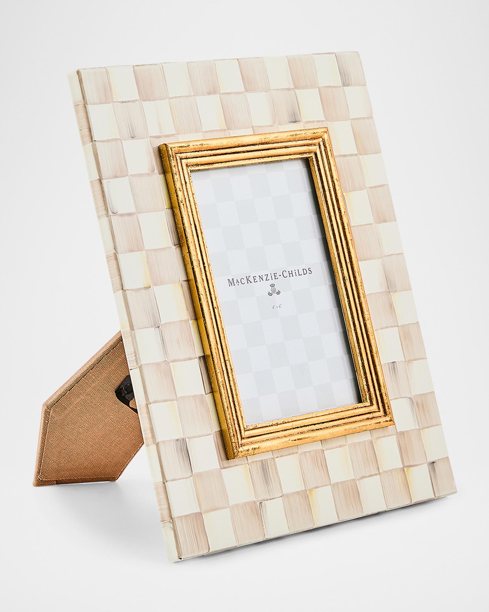 MacKenzie-Childs Mocha Check Frame, 4
