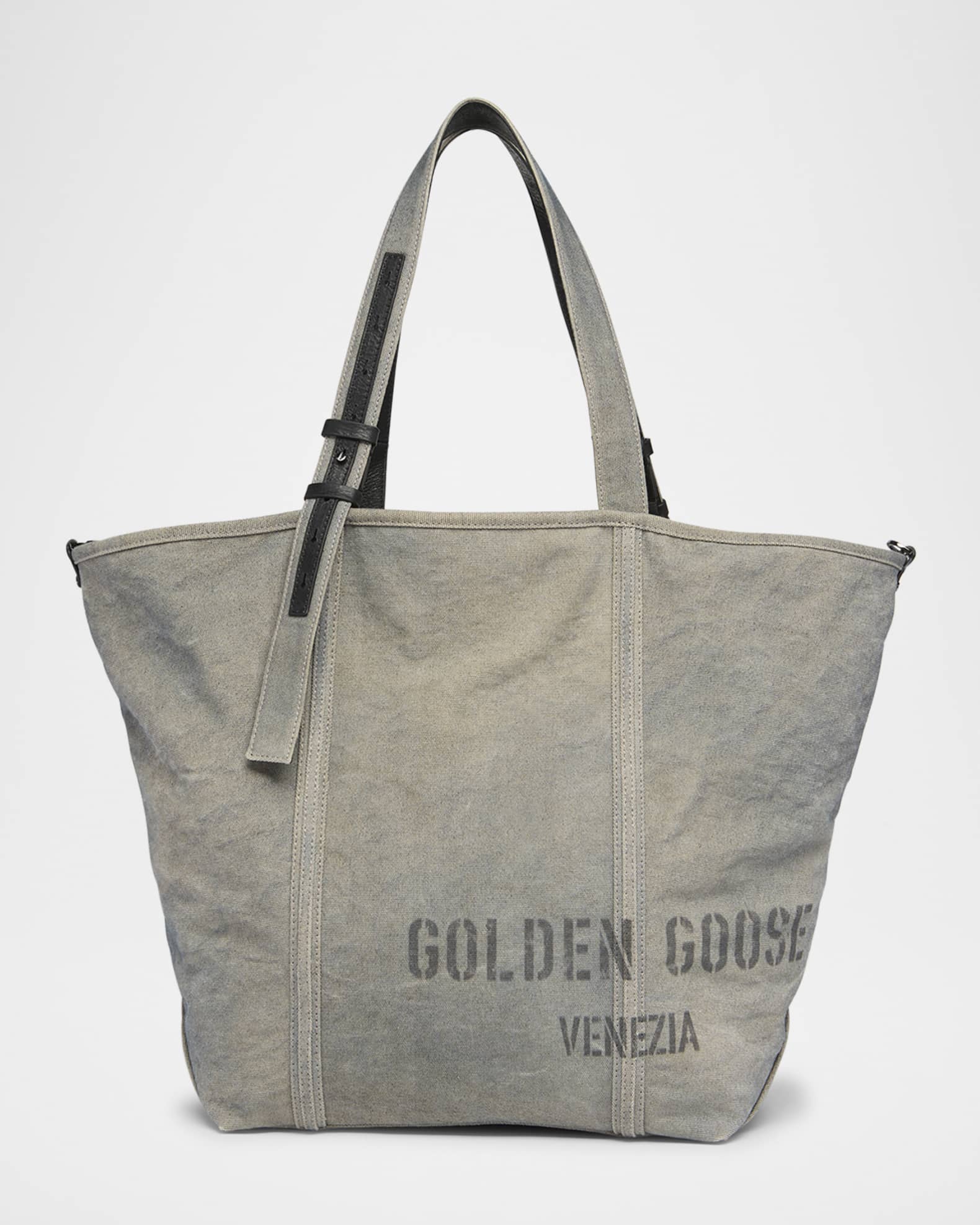 Golden Goose 24/7 Faded Canvas Tote Bag | Neiman Marcus