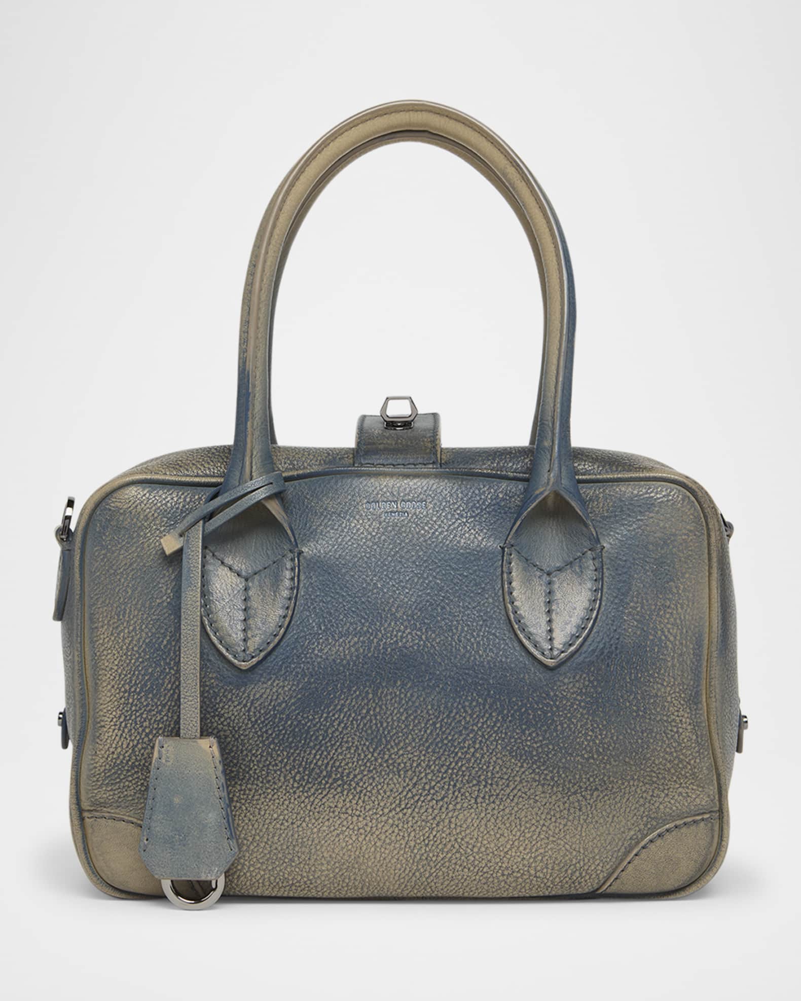 Vida Faded Leather Crossbody Bag 0