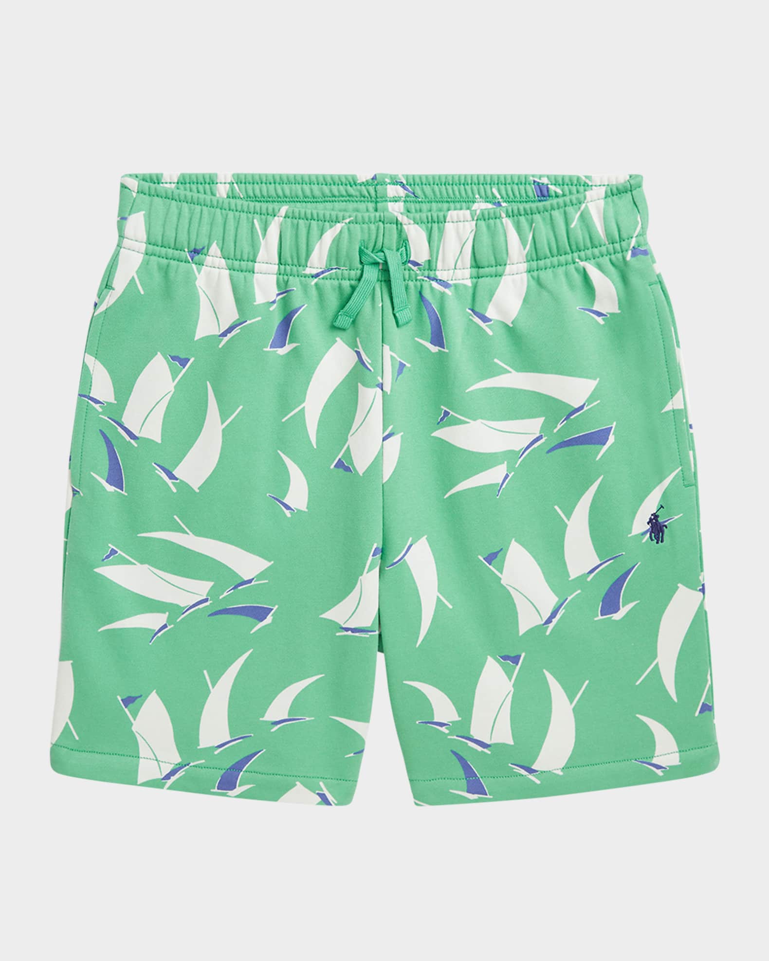 Boy's Sail-Boat Printed Shorts 0
