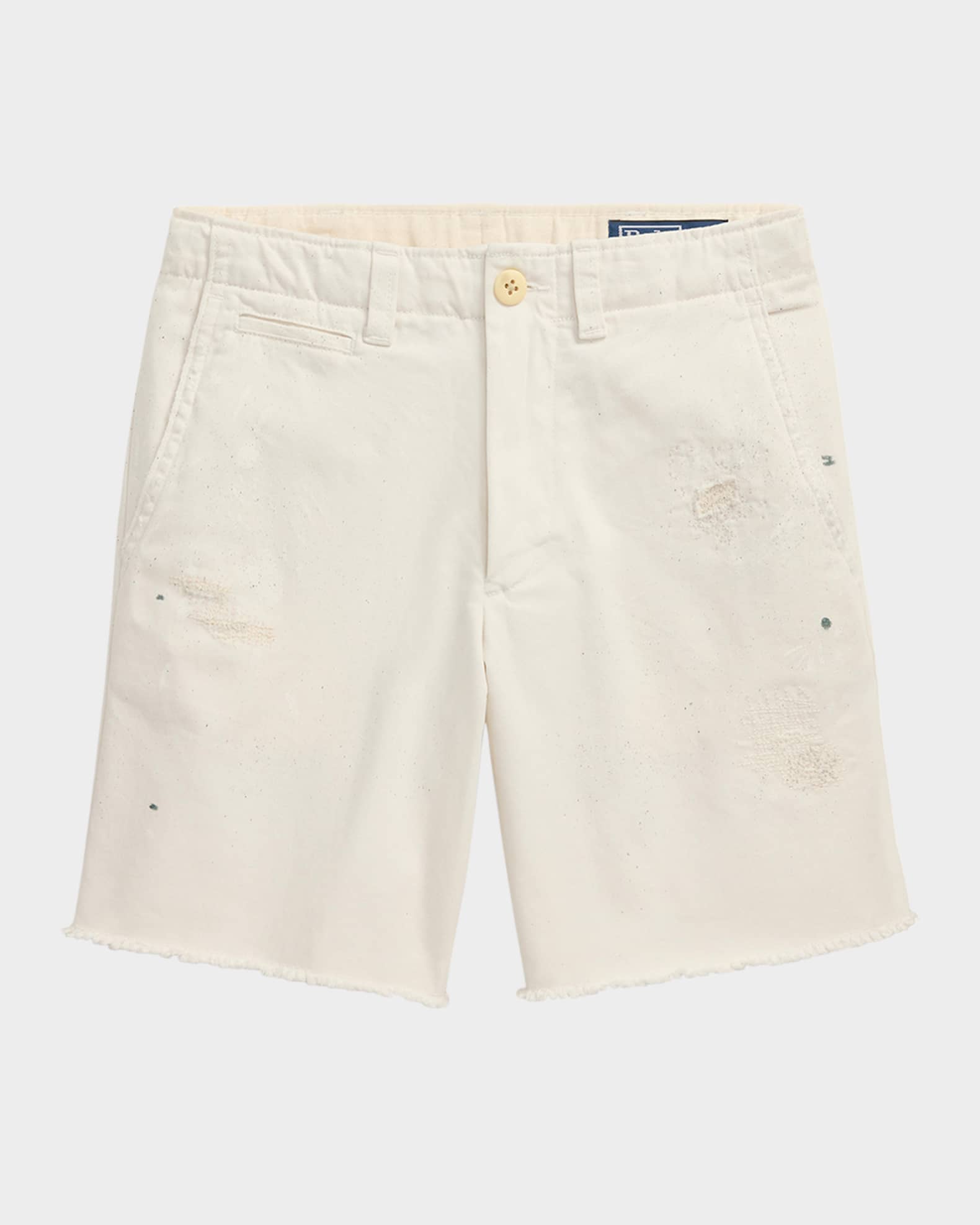 Boy's Heritage Twill Cutoff Shorts 0