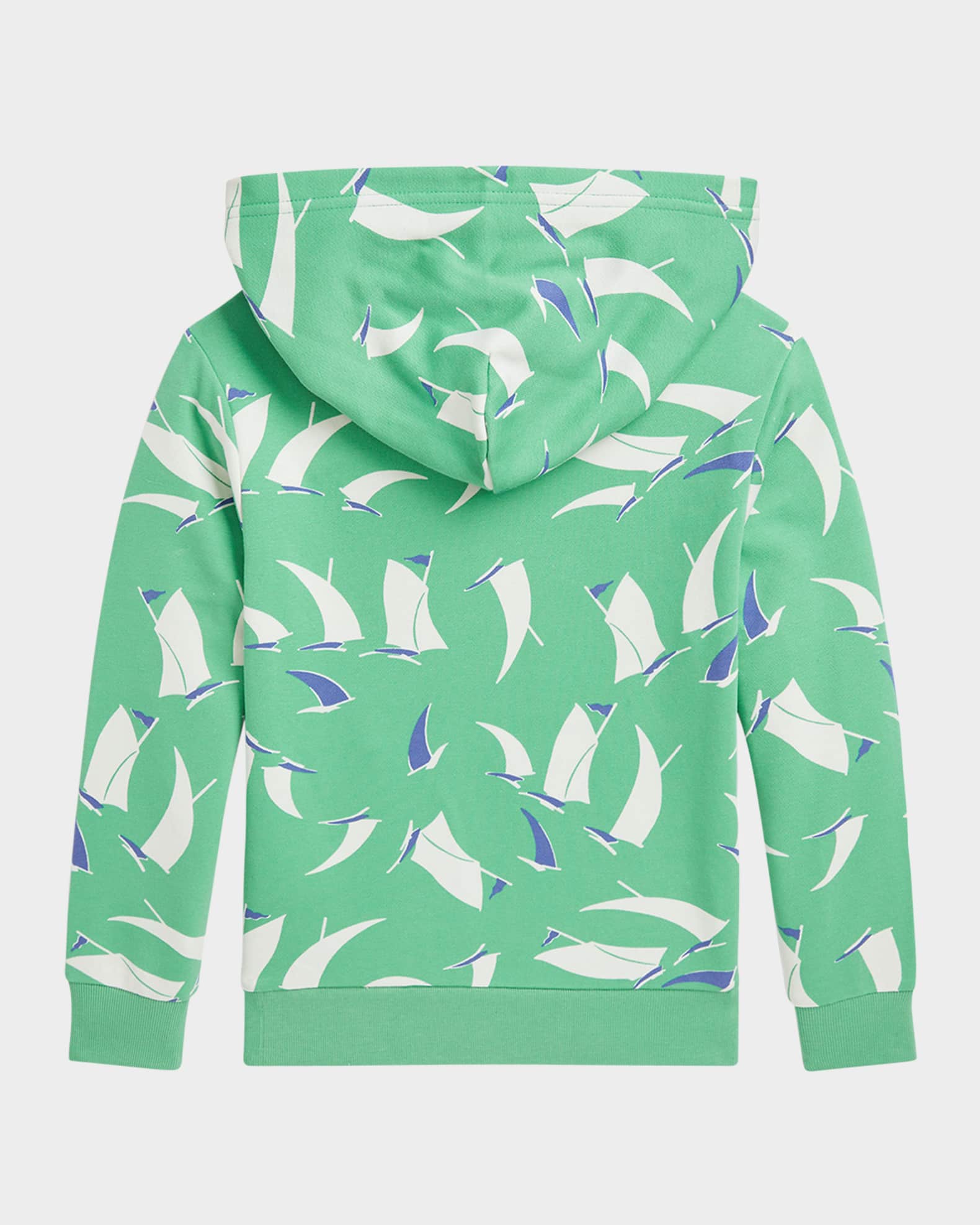 Boy's Sail-Boat Printed Hoodie 1